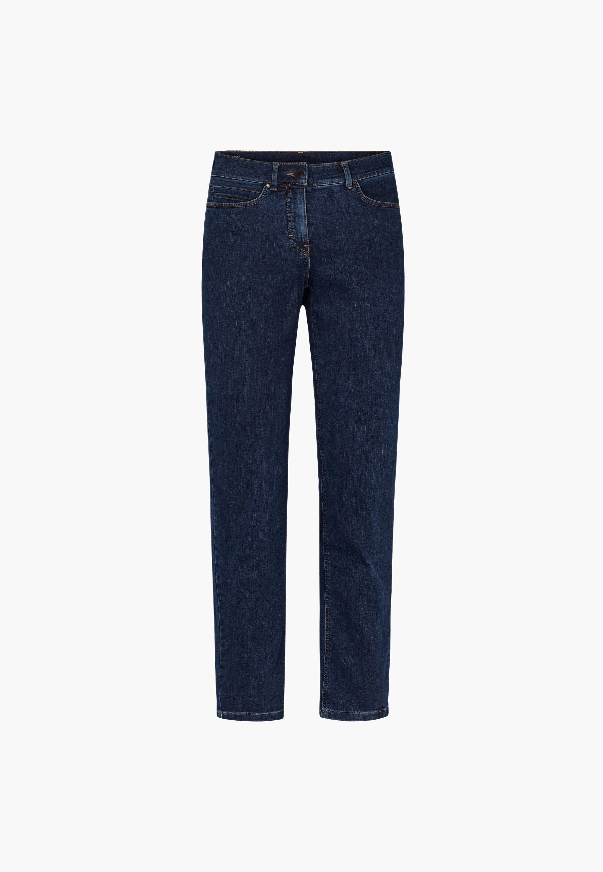 LAURIE Christie Regular - Medium Length Trousers REGULAR 40513 Dark Blue Denim