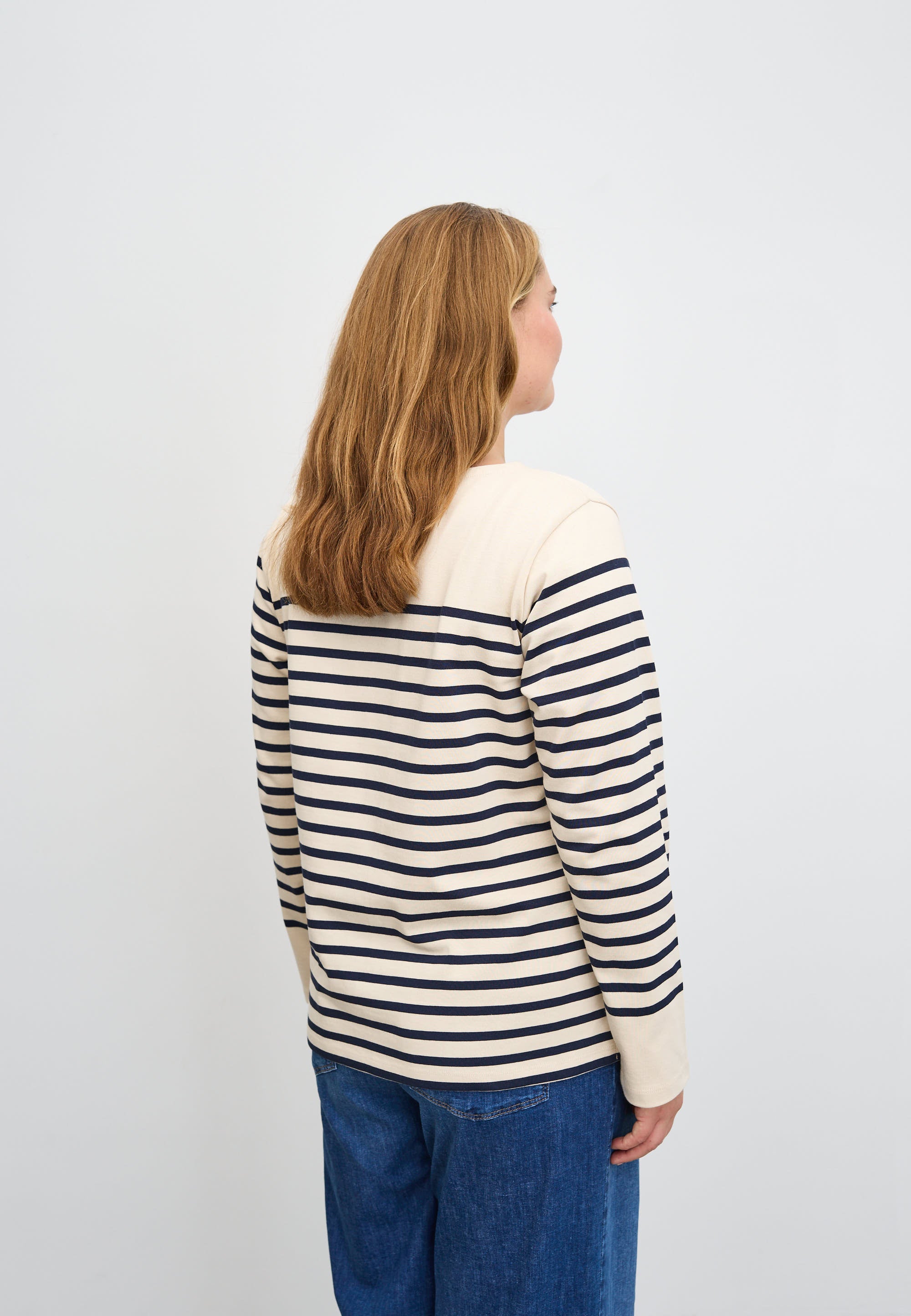 LAURIE Gabrielle Breton Shirt LS Sweatshirts 99013 Black Birch Stripe