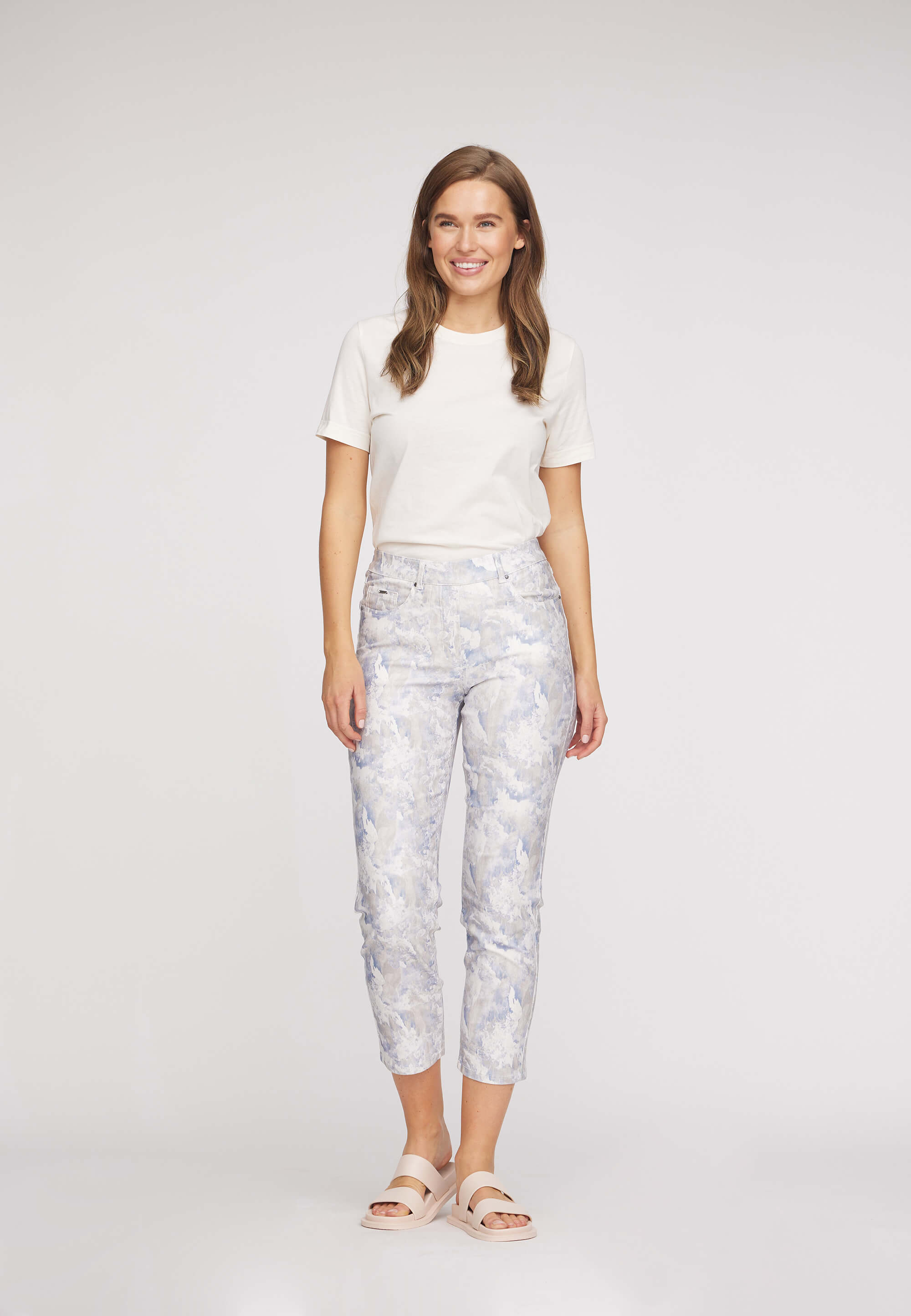 LAURIE Hannah Regular - Extra Short Length Regular 43001 Faded Blue Print