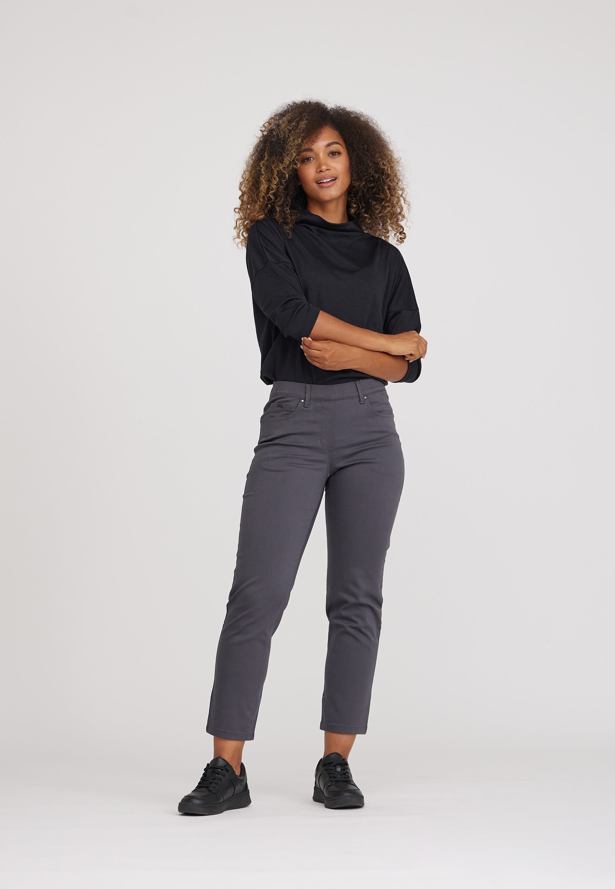 LAURIE Hannah Regular - Extra Short Length Regular 97000 Anthracite