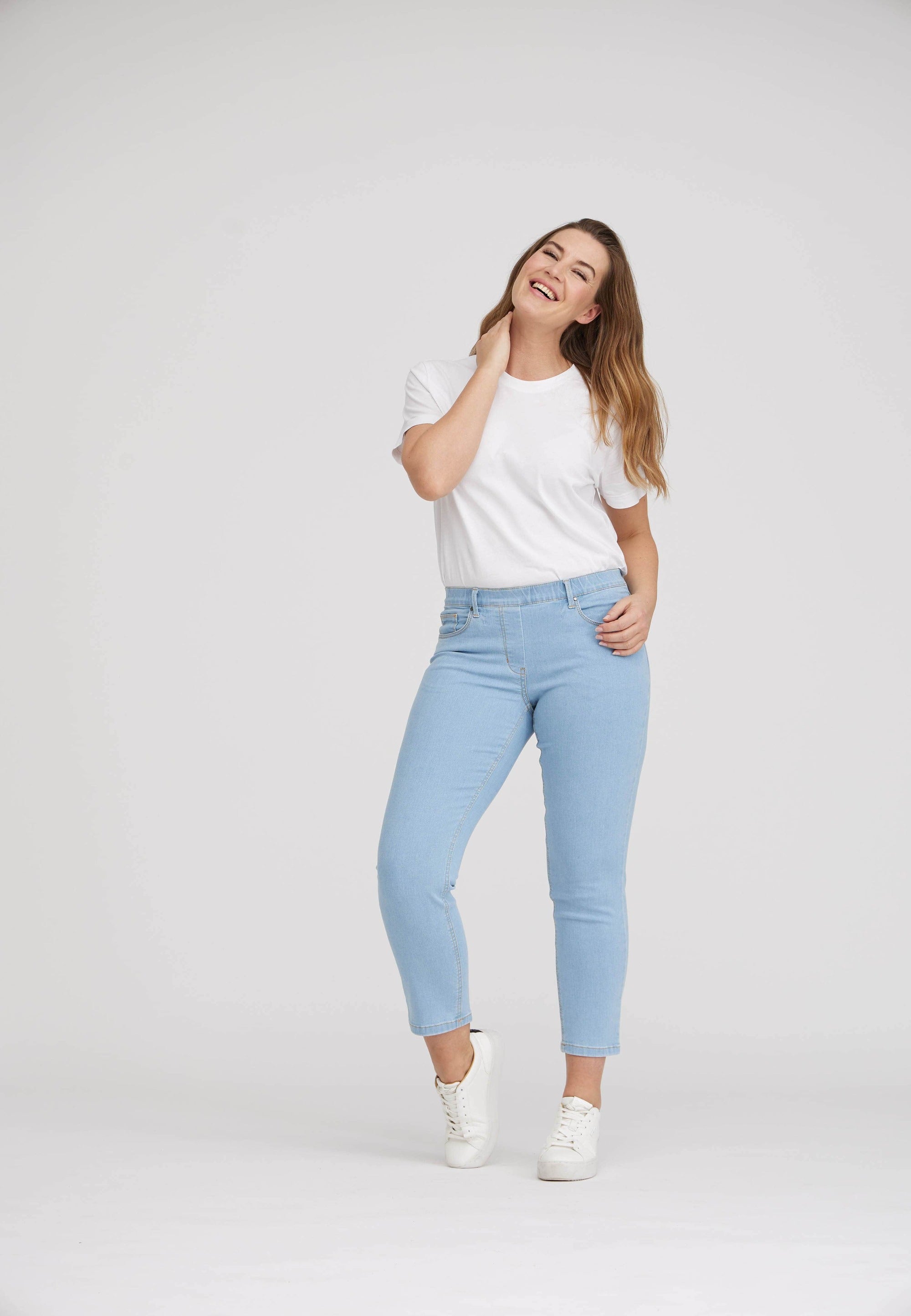LAURIE Hannah Regular - Extra Short Length Regular 49301 Light Blue Denim