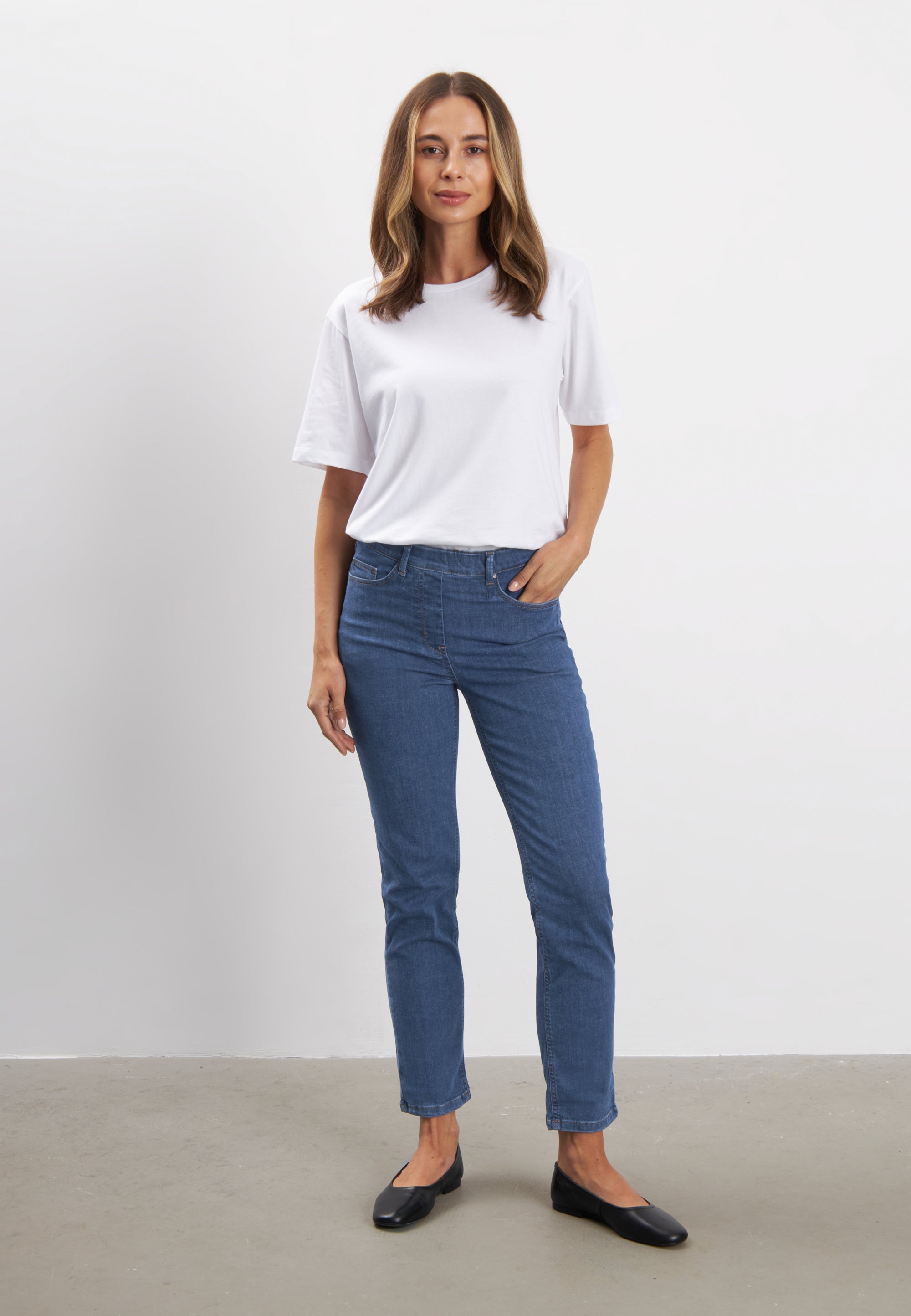 LAURIE Hannah Regular - Extra Short Length Regular 49401 Blue Denim