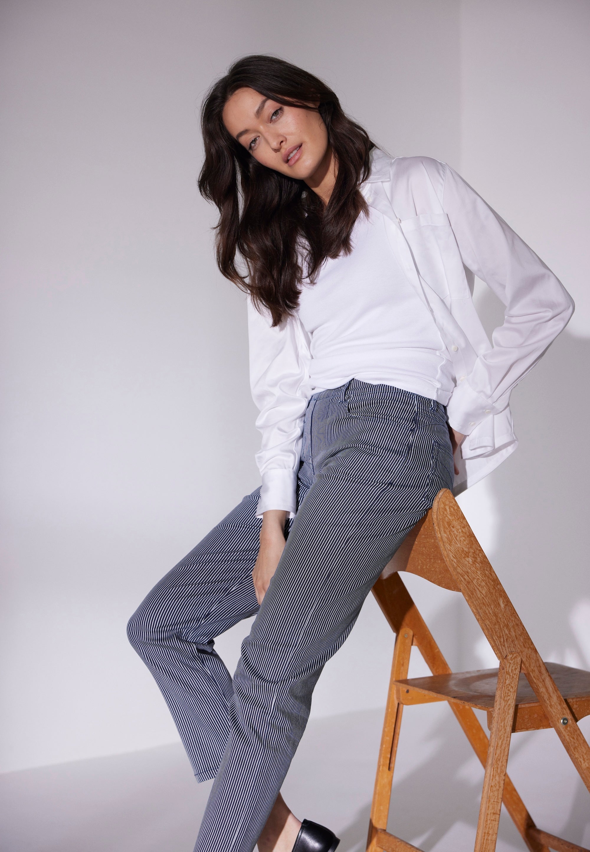 LAURIE Hannah Regular - Extra Short Length Regular 49397 Blue Stripe