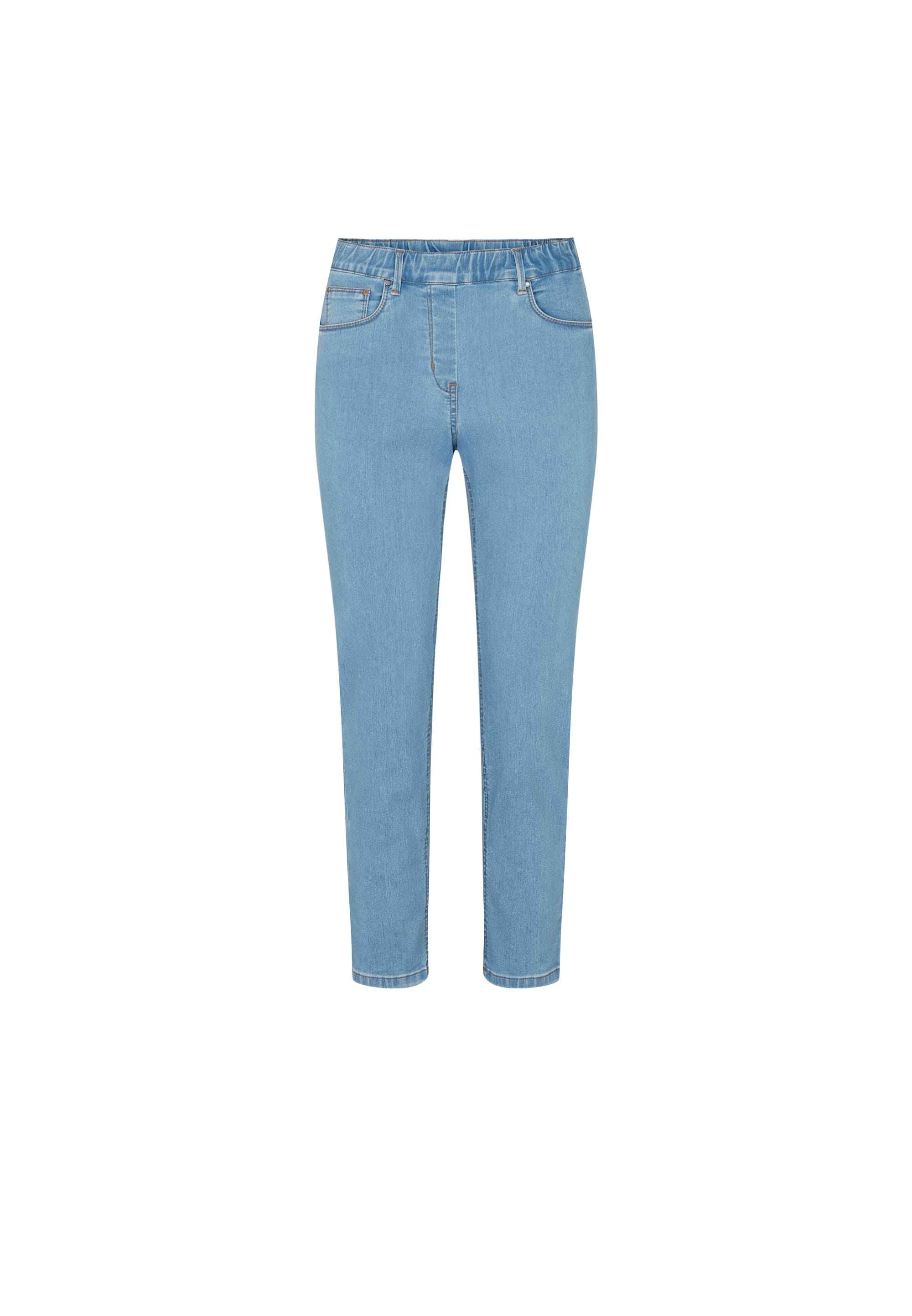 LAURIE Hannah Regular - Extra Short Length Trousers REGULAR 49301 Light Blue Denim