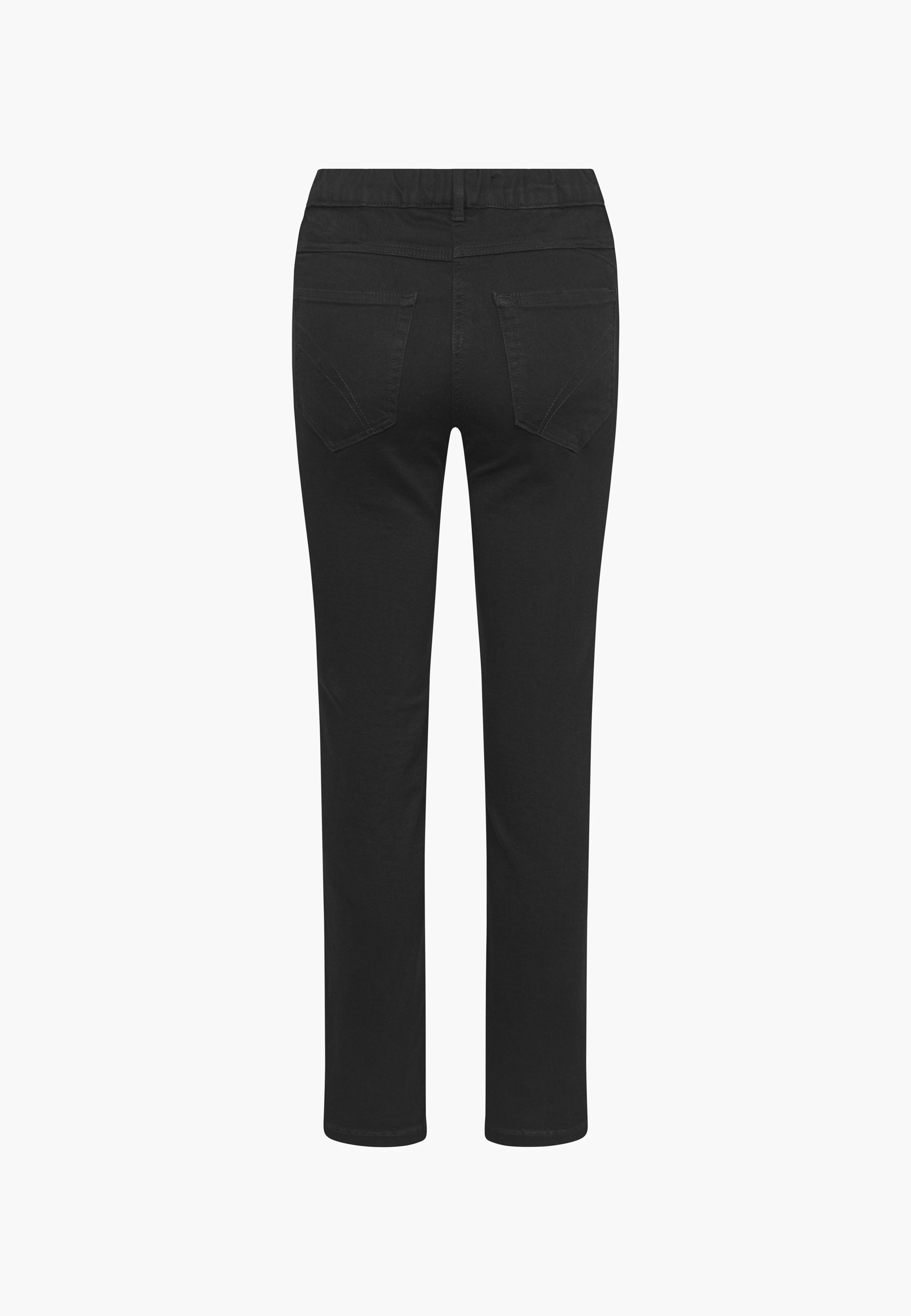LAURIE Hannah Regular - Medium Length Trousers REGULAR 99900 Black Denim