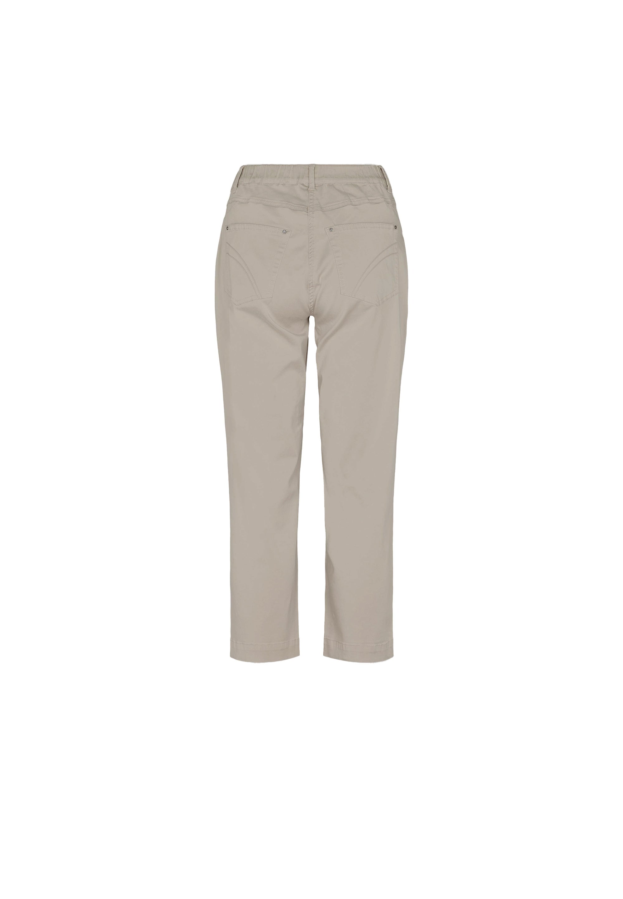 LAURIE Hannah Regular Crop Trousers REGULAR 25102 Grey Sand