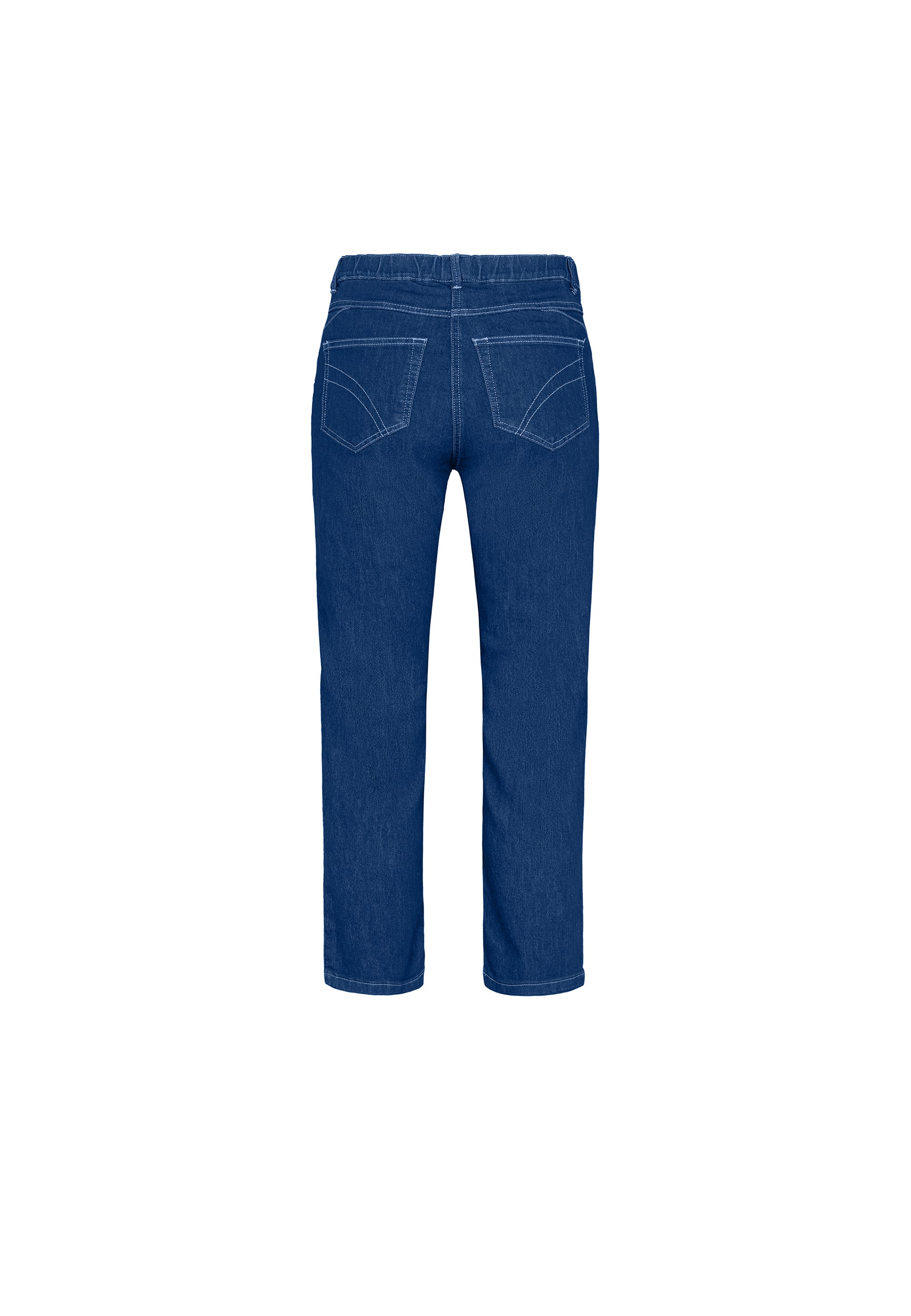 LAURIE Helen Straight - Extra Short Length Trousers STRAIGHT 49401 Blue Denim