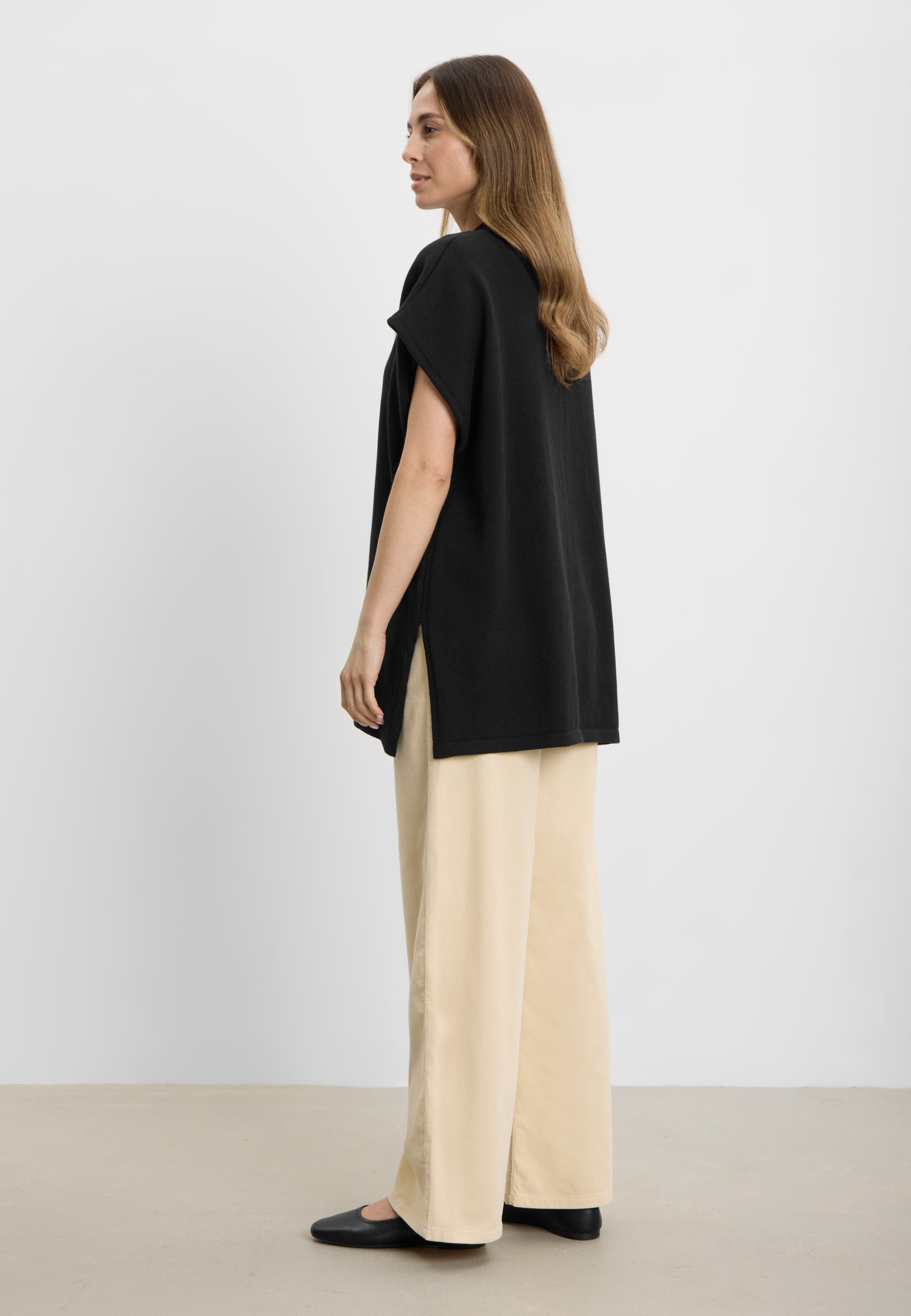 LAURIE Isabell vest Knitwear 99000 Black