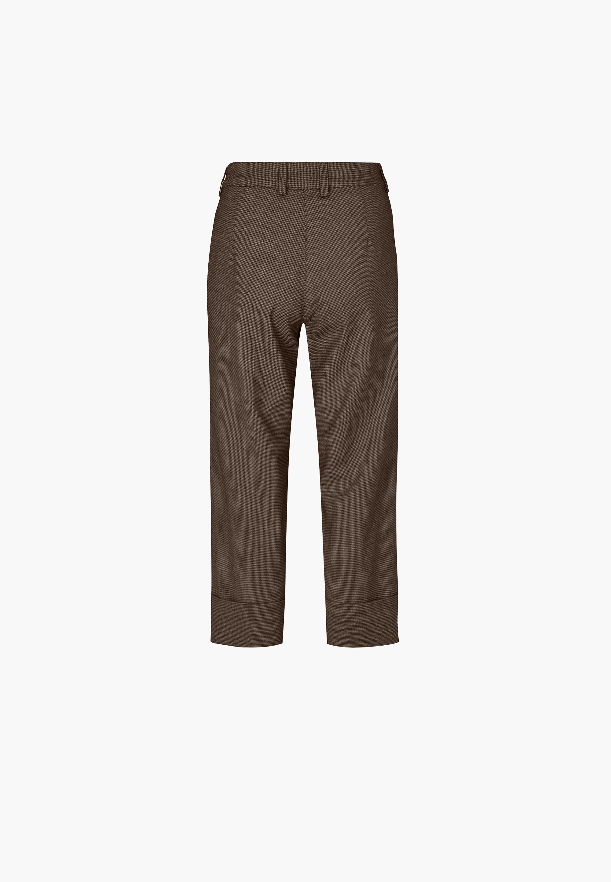 LAURIE Judy Turn-Up Straight Crop Straight 84300 Chocolate Chip H. Check