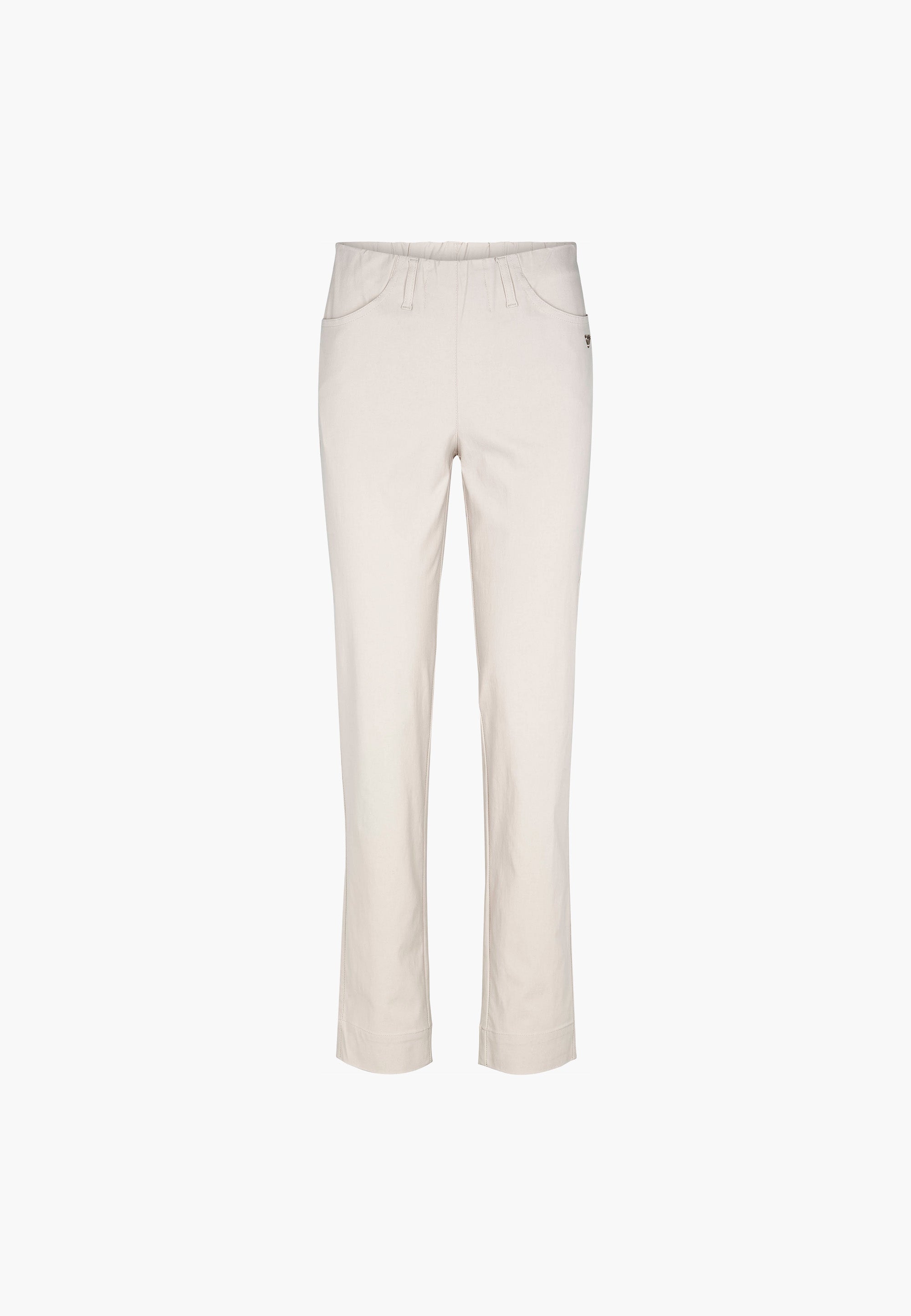 LAURIE  Kelly Regular - Medium Length Trousers REGULAR 25137 Grey Sand