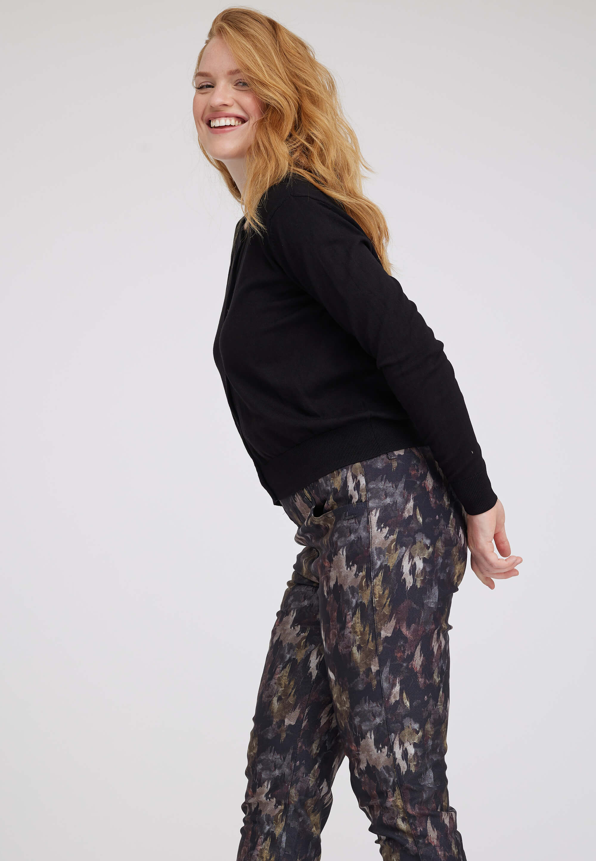 LAURIE Kelly Regular - Short Length Regular 57009 Darkest Green Print