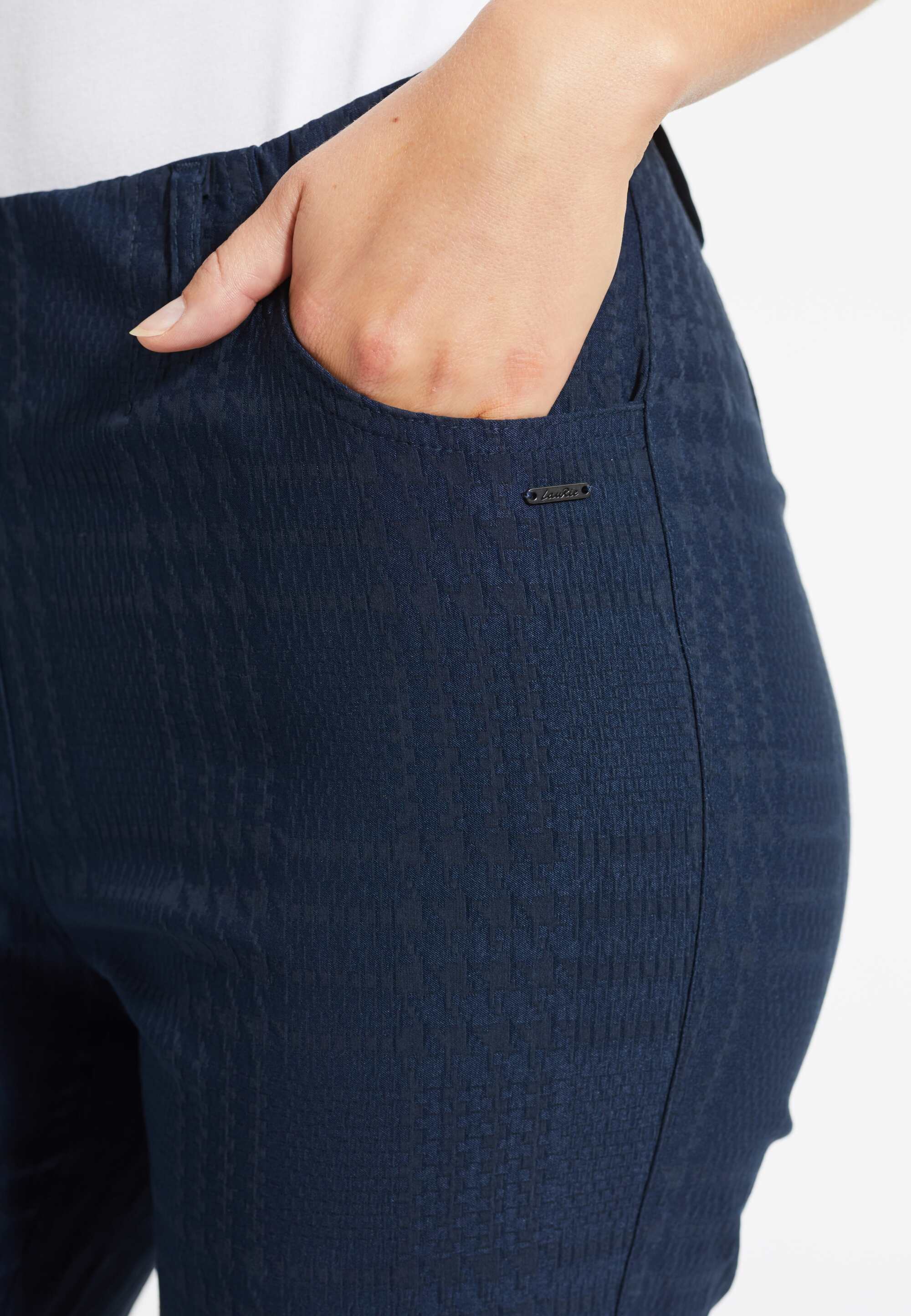 LAURIE Kelly Regular - Short Length Regular 49703 Navy Check