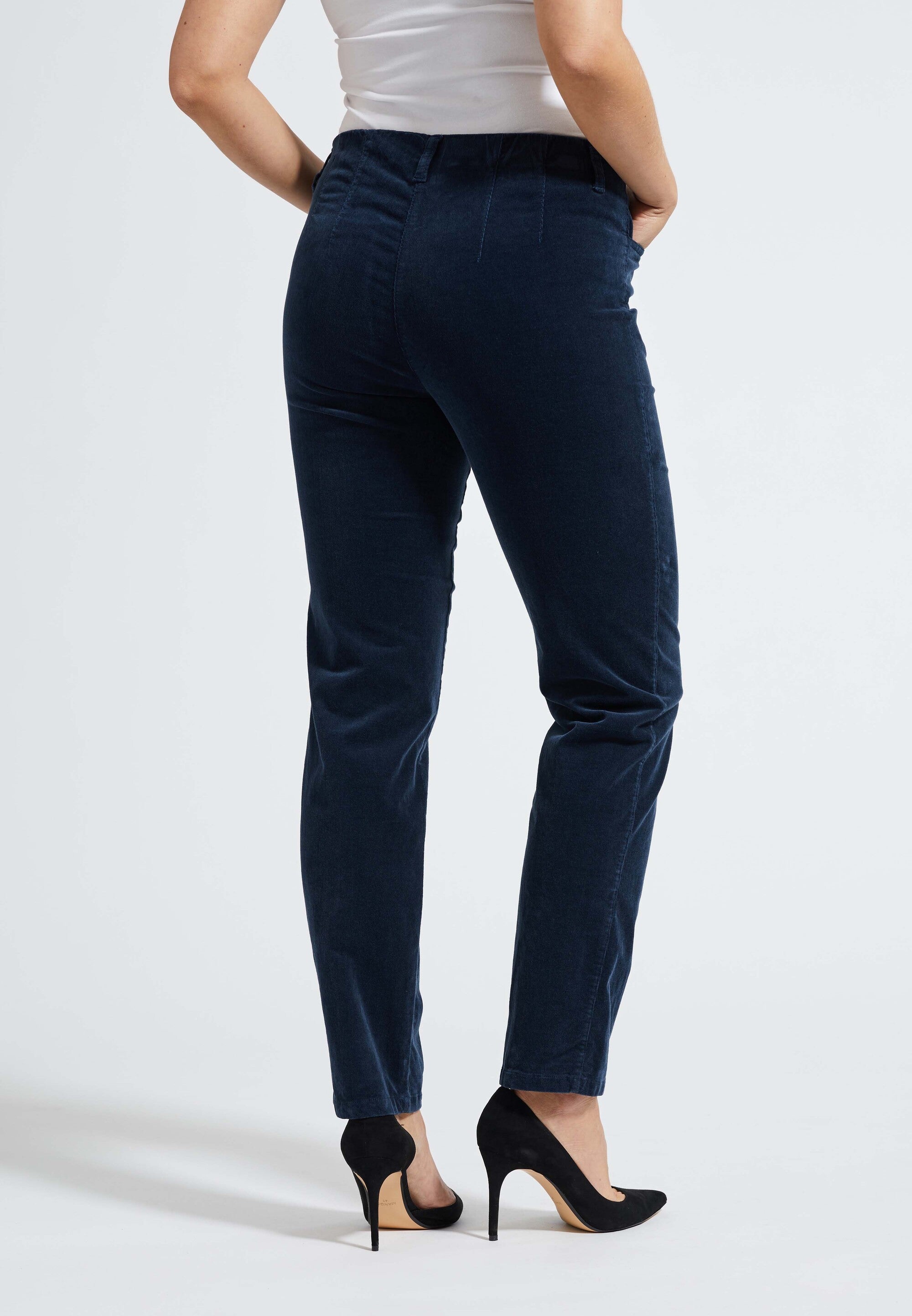 LAURIE Kelly Regular Corduroy - Medium Length Regular 49131 Navy