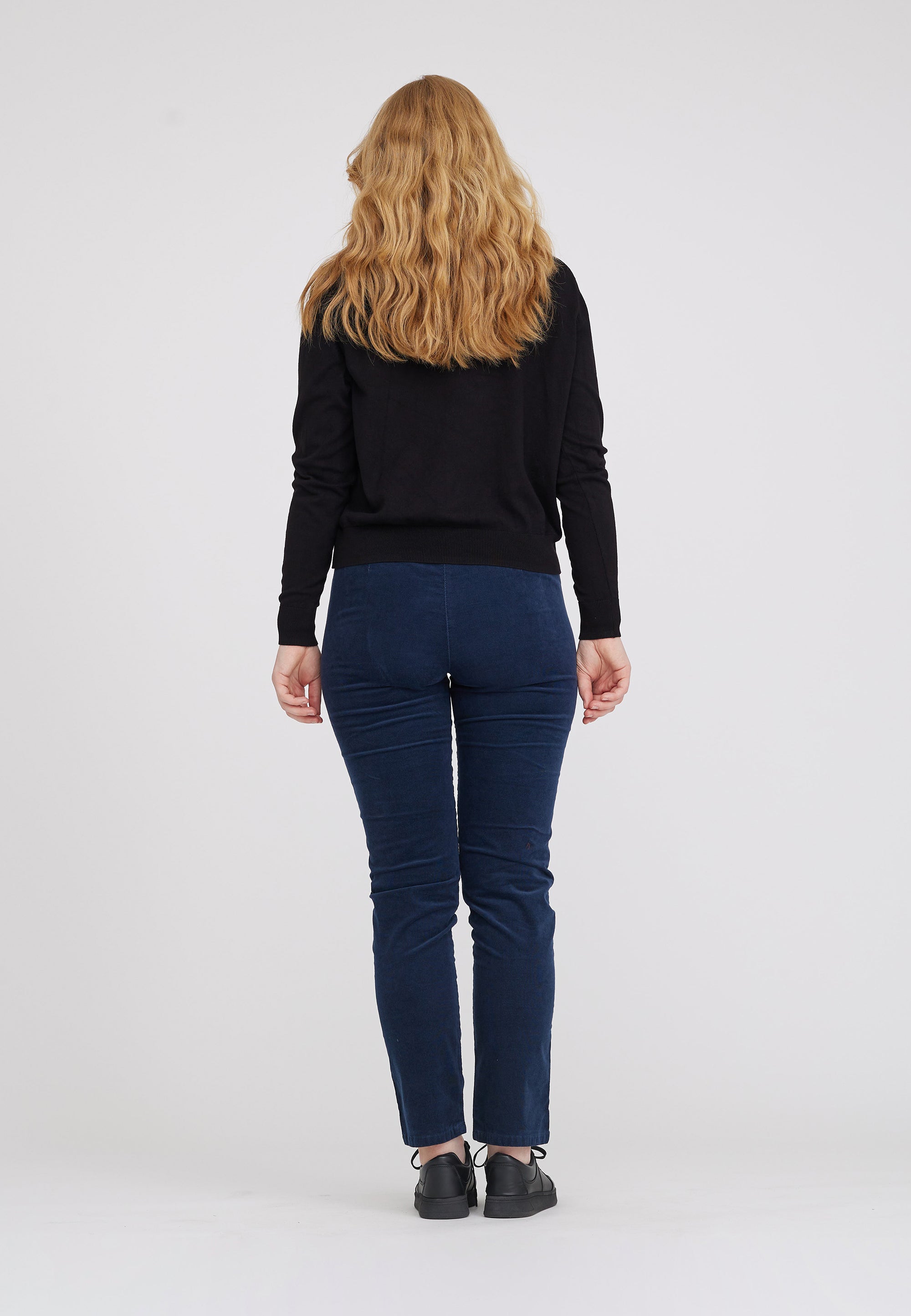LAURIE Kelly Regular Sammet - Medium Length Regular 49000 Navy