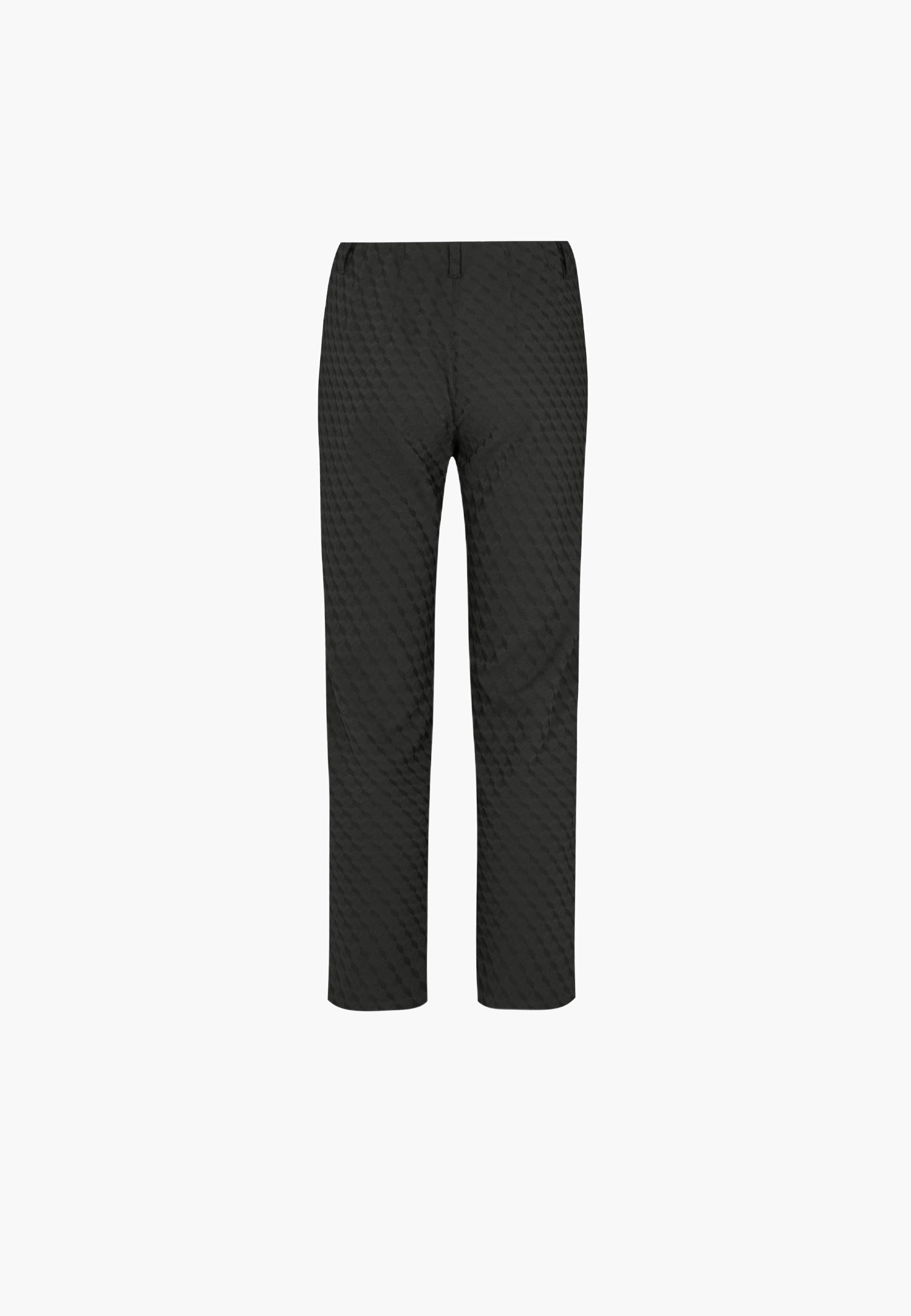 LAURIE Kelly Regular Short Length Trousers REGULAR 99603 Black Jacquard