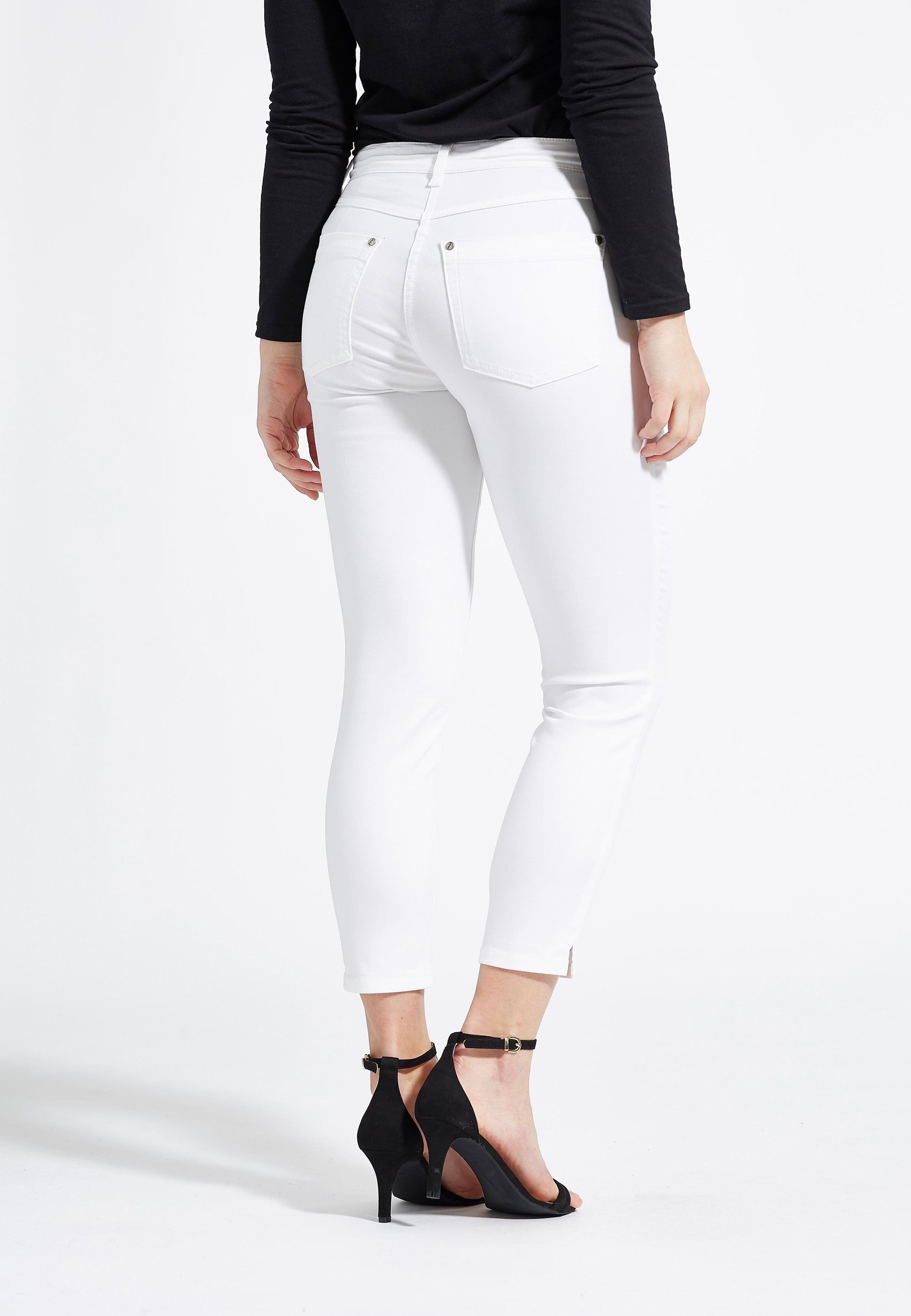 LAURIE Laura Crop Slim Slim 10100 White