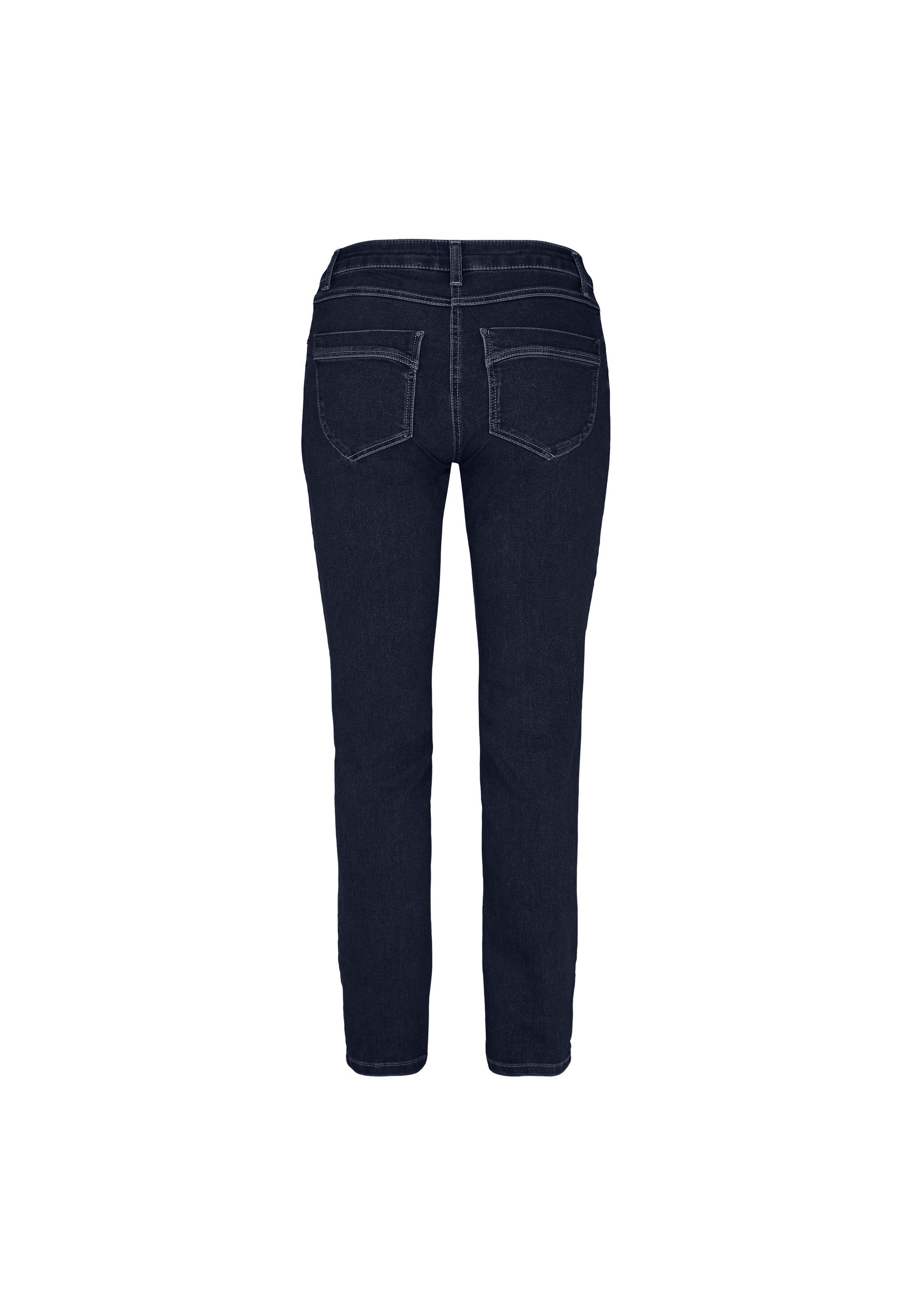 LAURIE Laura Slim - Medium Length Slim 40518 Dark Blue Denim