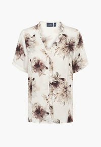 LAURIE Naja Blouse - SS Relaxed 68013 Bloom Plum Print