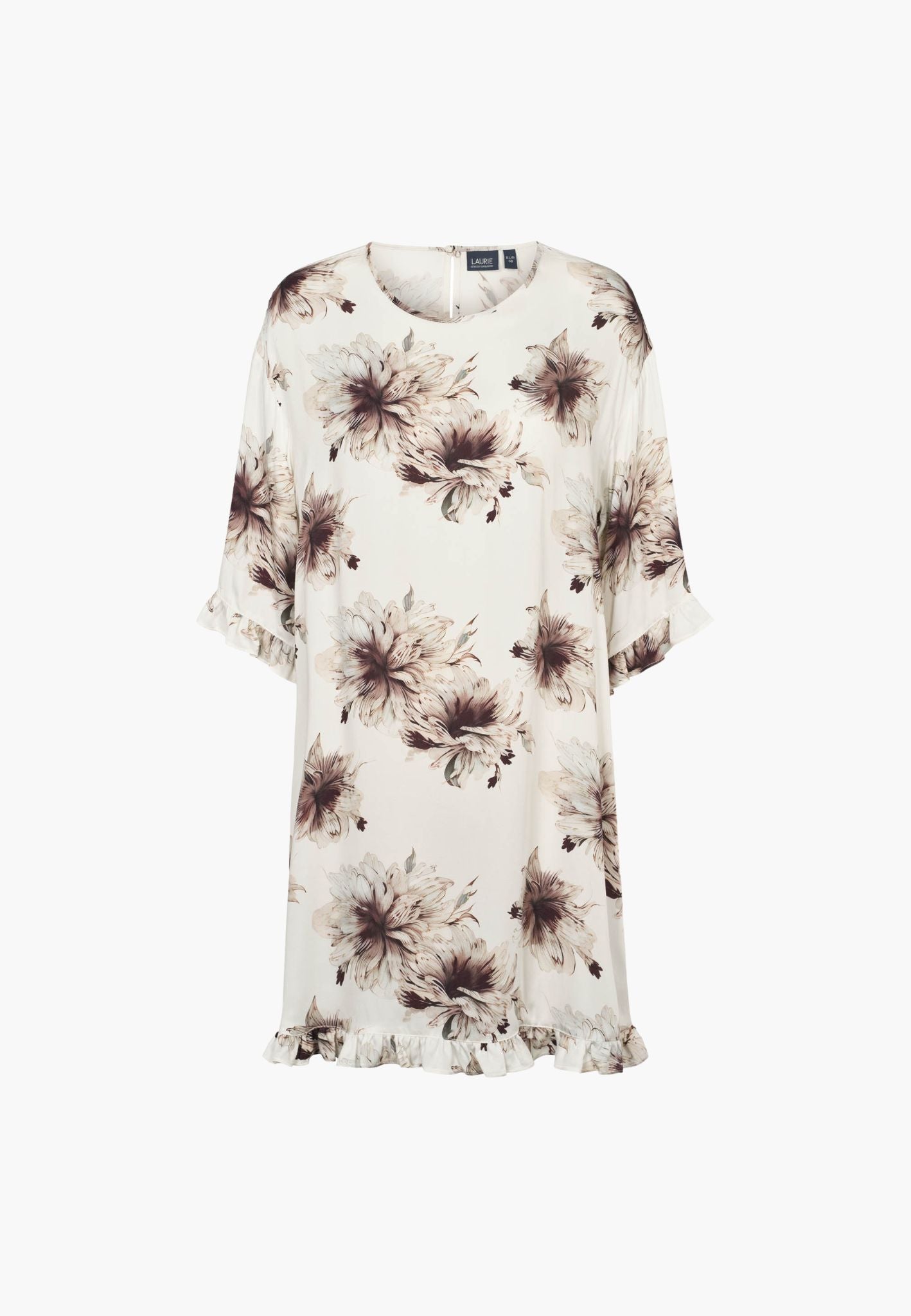 LAURIE Nova Dress SS Relaxed 68013 Bloom Plum Print