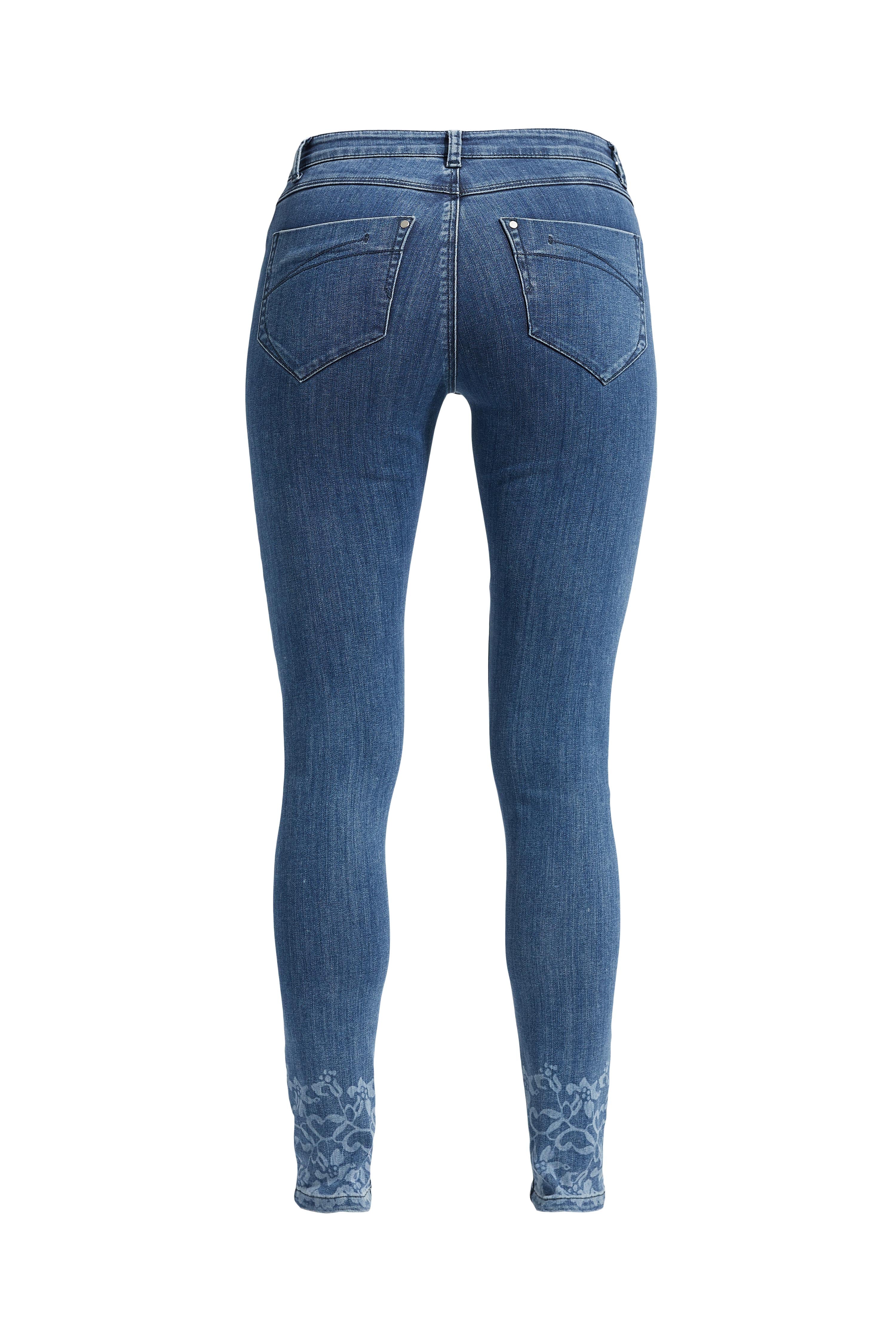 LAURIE Olivia Lazer Skinny - Short Length Skinny 45504 Medium Blue Denim