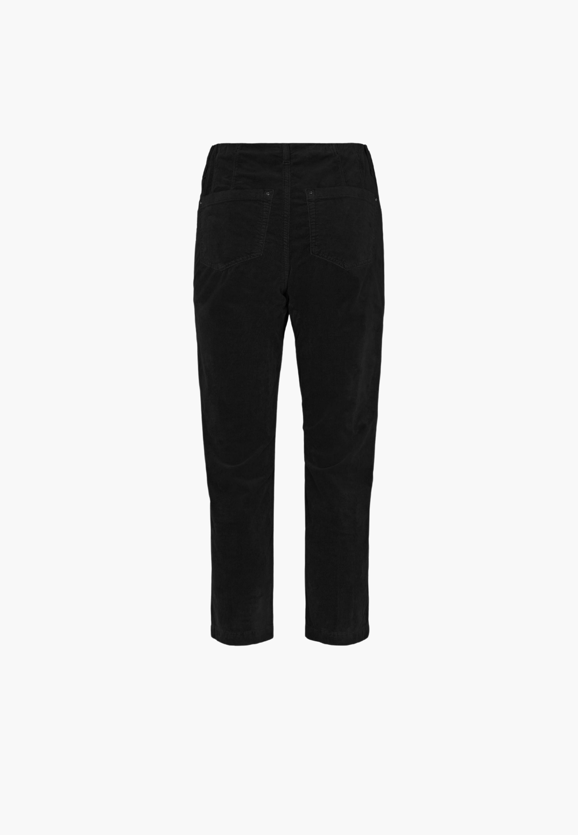 LAURIE Piper Pure Regular Sammet - Cropped Regular 99000 Black