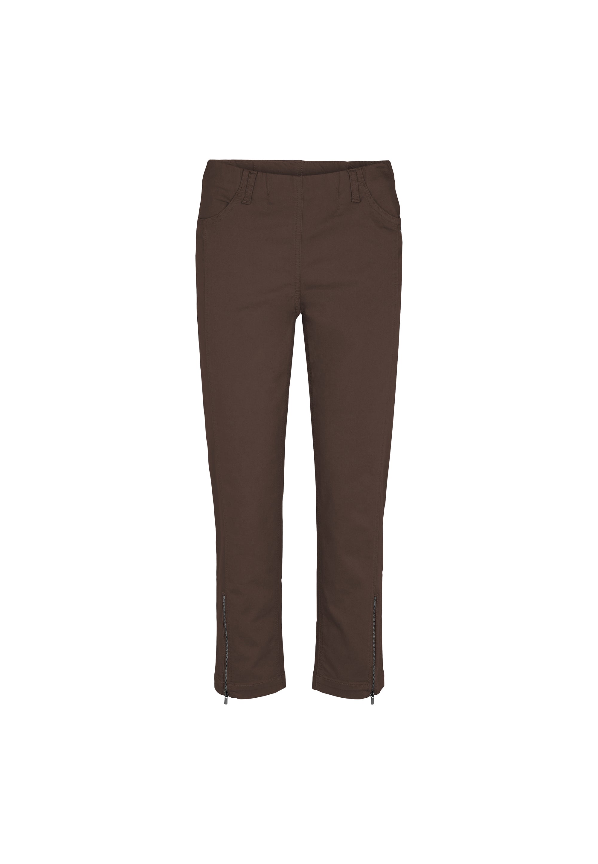 LAURIE Piper Regular Crop Trousers REGULAR 88000 Brown