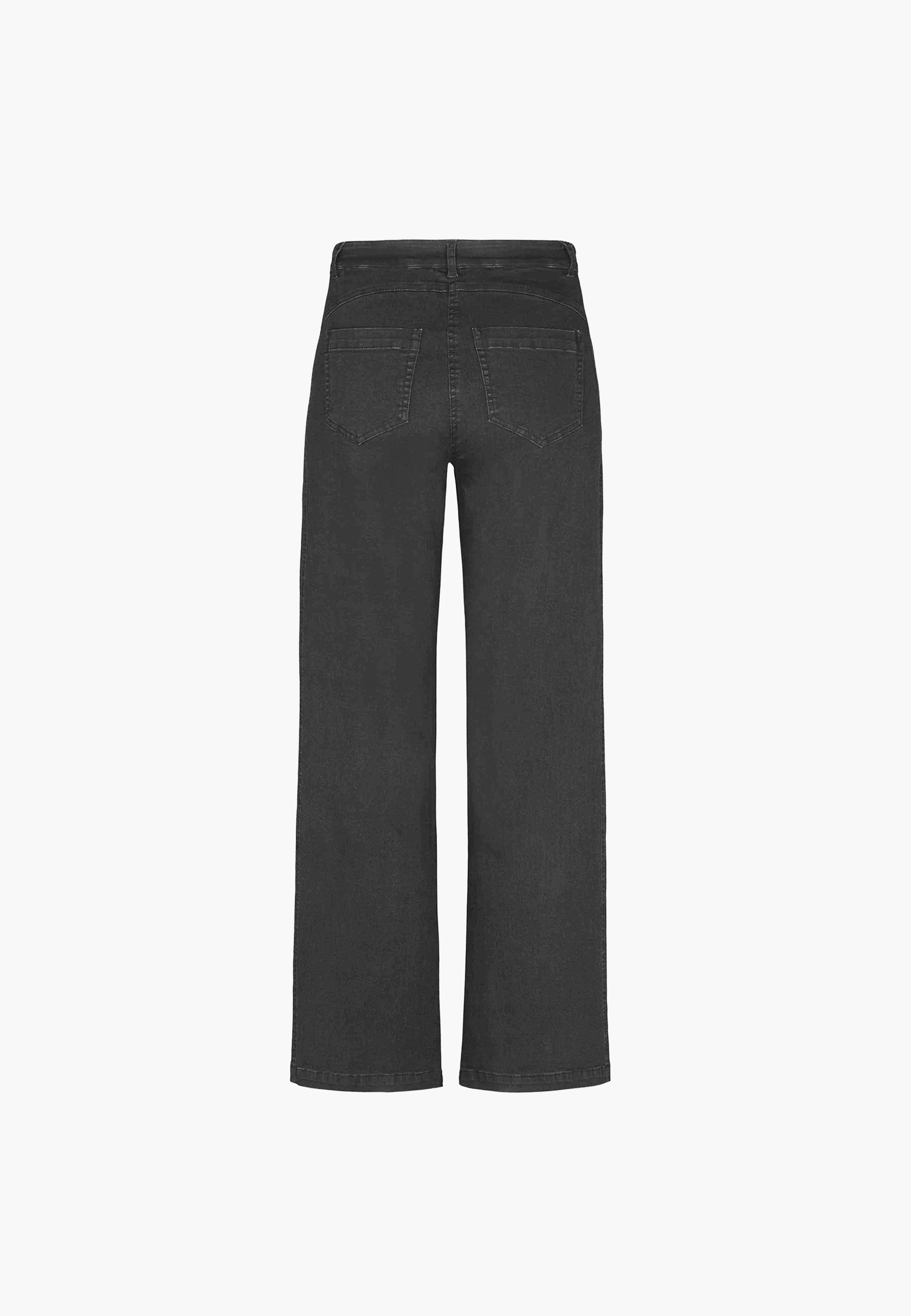 LAURIE  Serene 5-pocket Loose - Long Length Trousers LOOSE 99000 Black