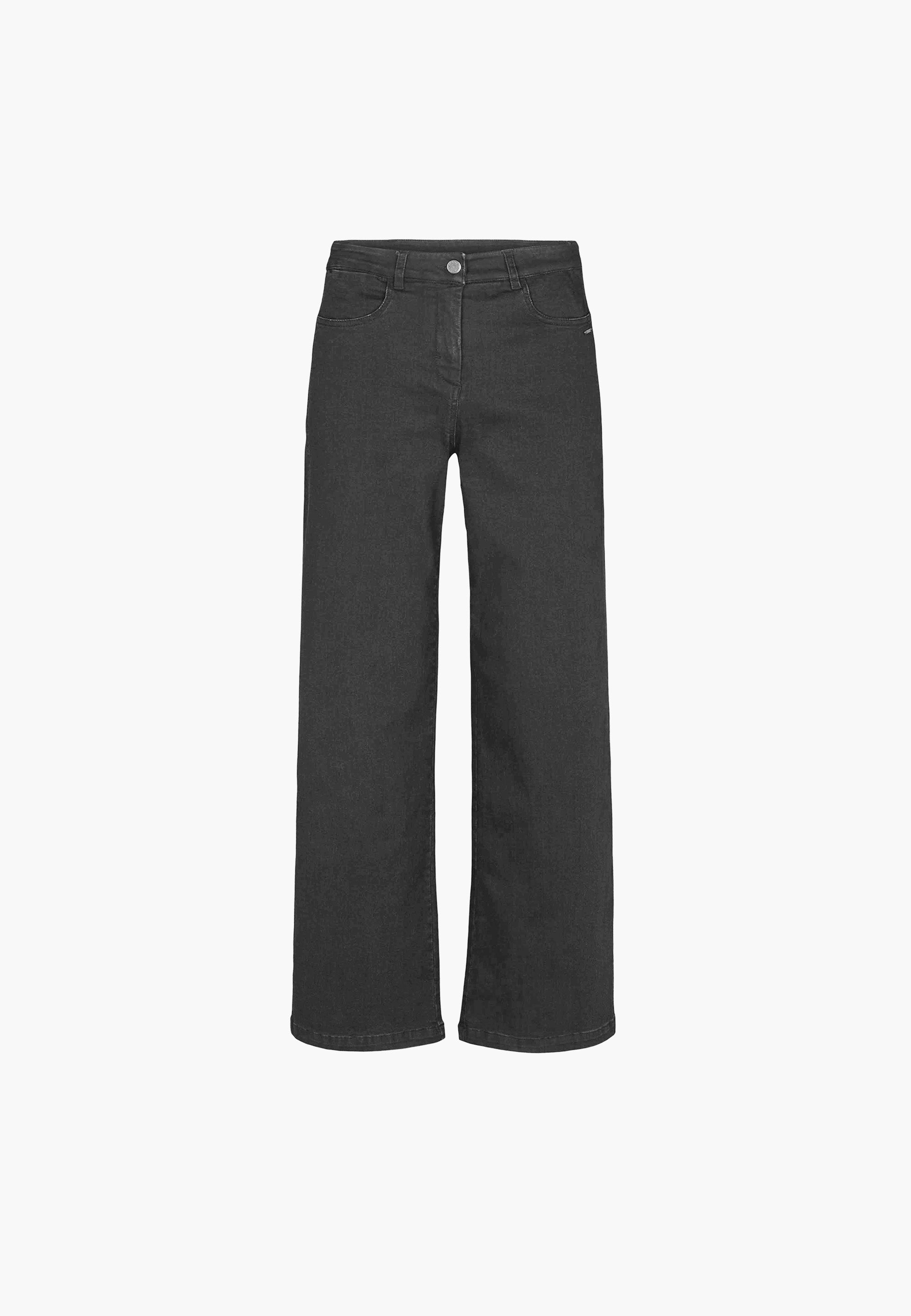 LAURIE  Serene 5-pocket Loose - Medium Length Loose 99000 Black