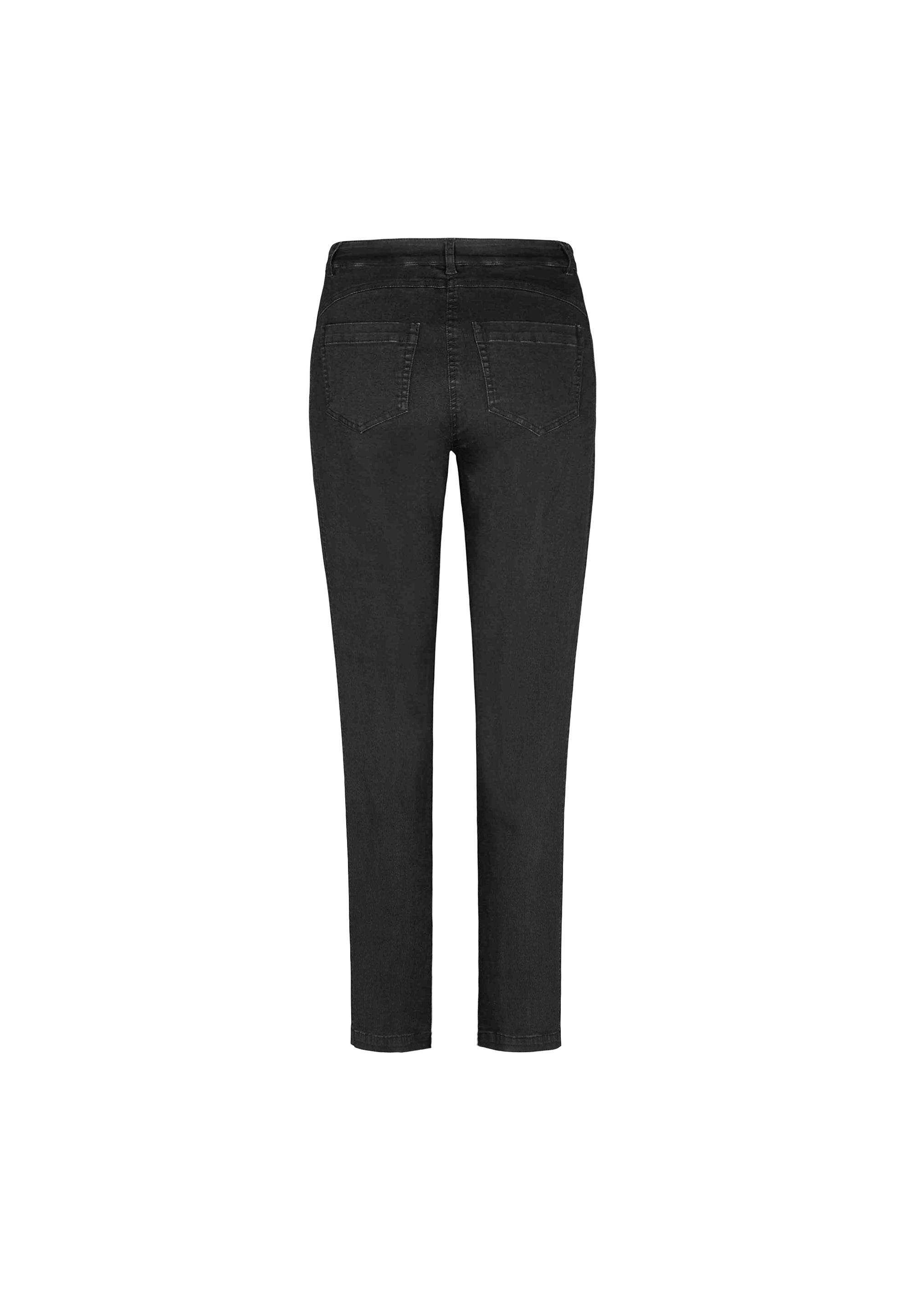 LAURIE Serene 5-pocket Slim - Medium Length Trousers SLIM 99000 Black