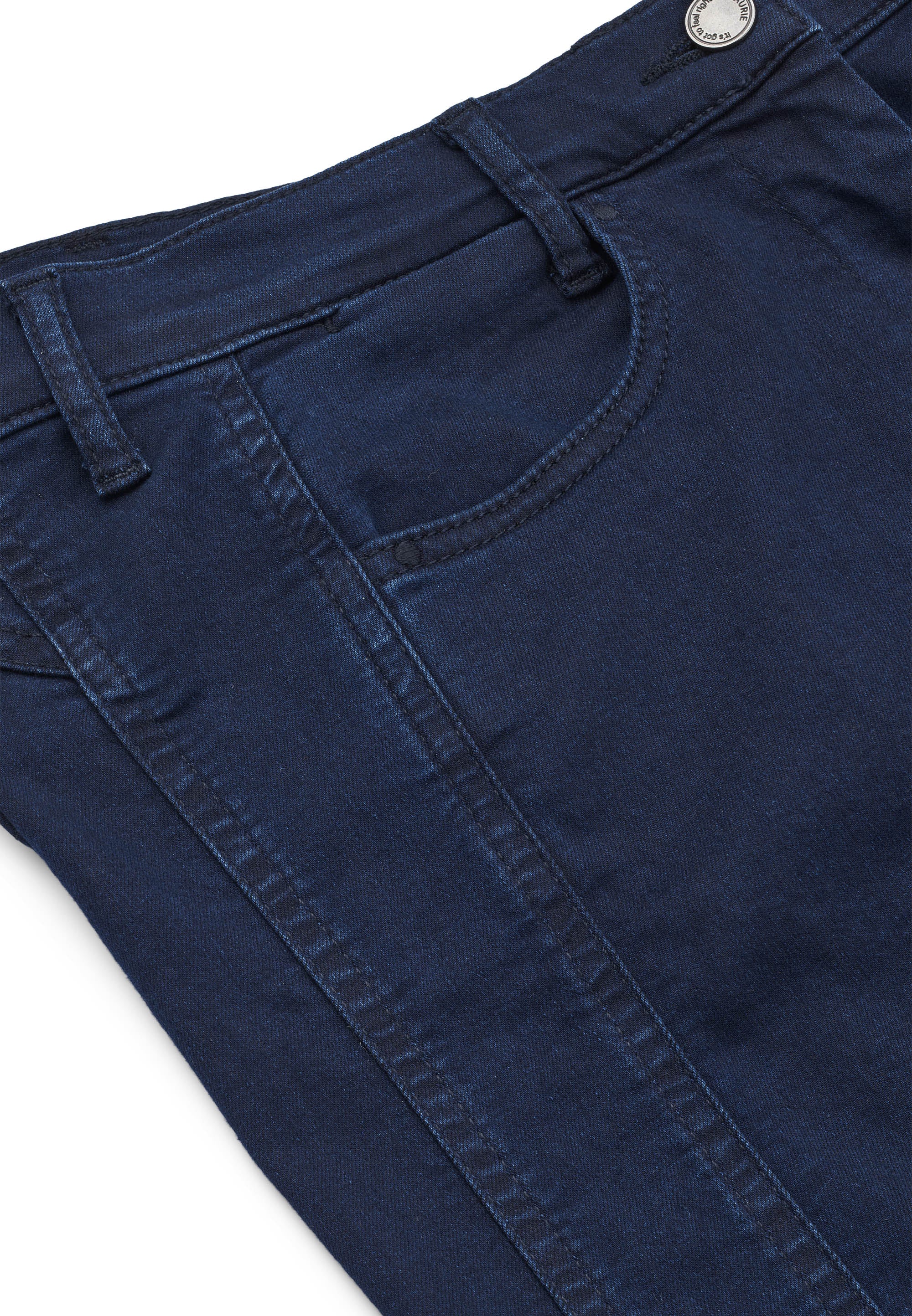 LAURIE Serene 5-pocket Slim - Short Length Trousers SLIM 49520 Dark Blue Denim