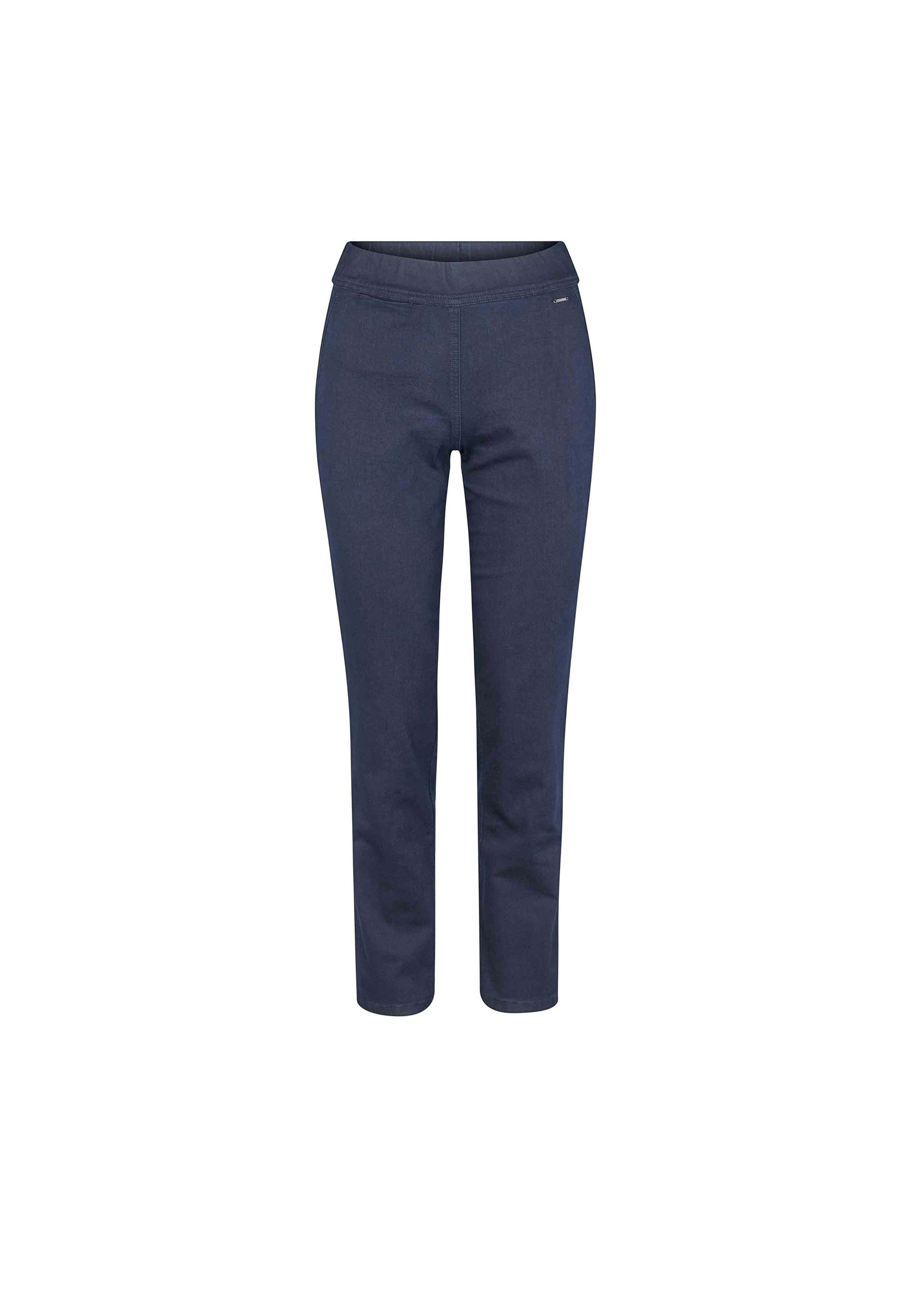 LAURIE Serene Slim - Short Length Trousers SLIM 49520 Dark Blue Denim