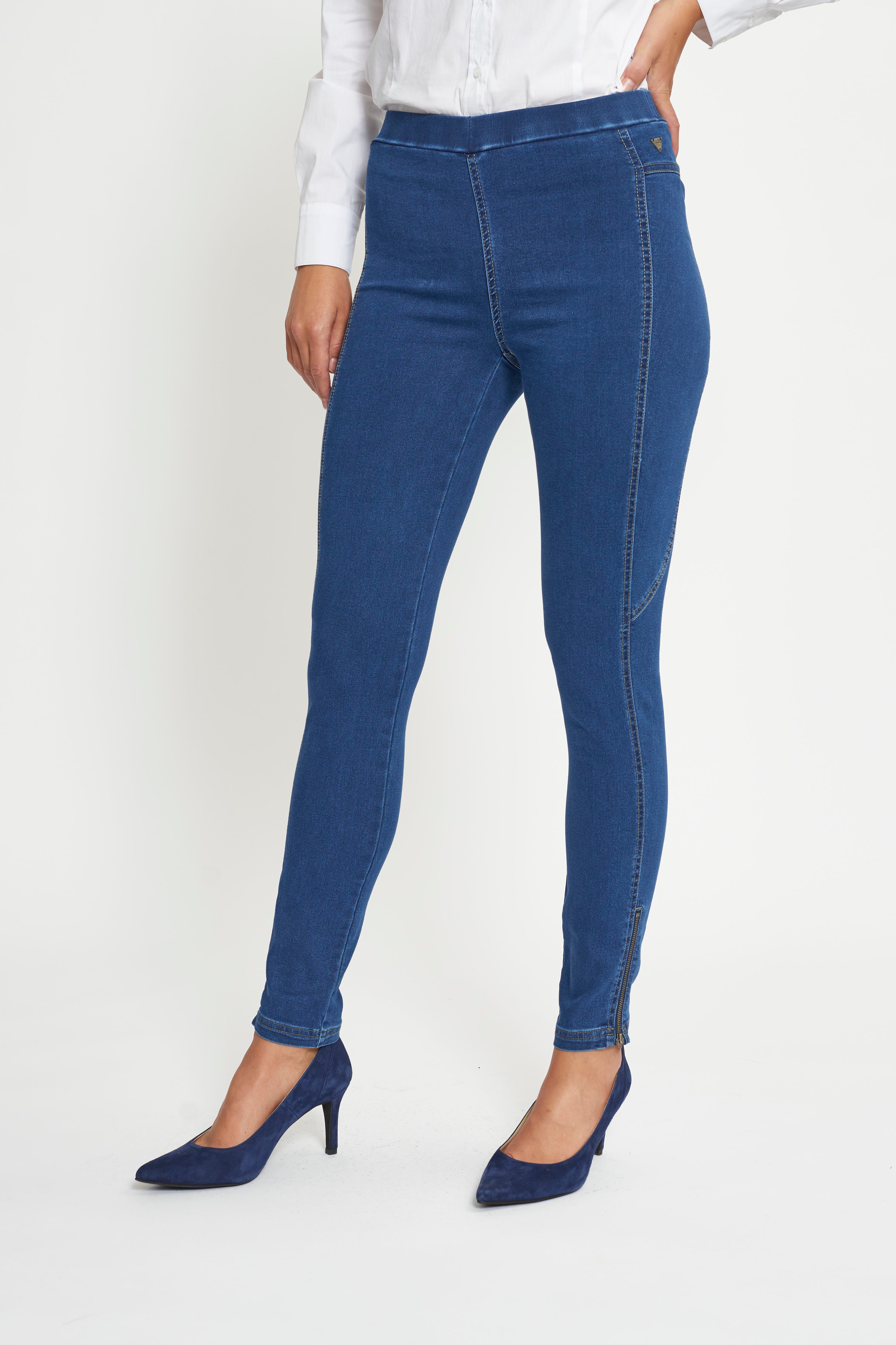 LAURIE Stella Skinny - Short Length Skinny 43515 Medium Blue Denim