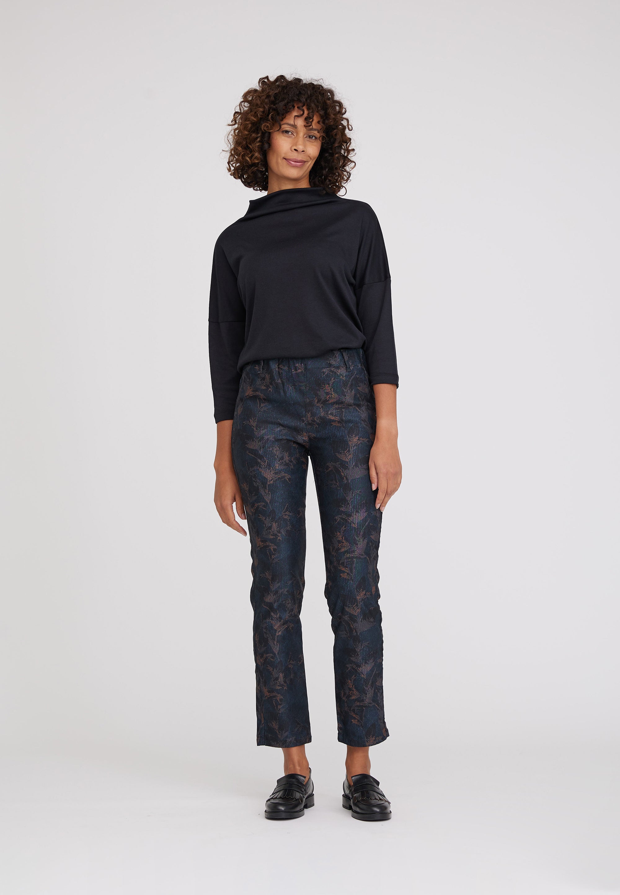 LAURIE Taylor Regular - Short Length Regular 49011 Navy Print
