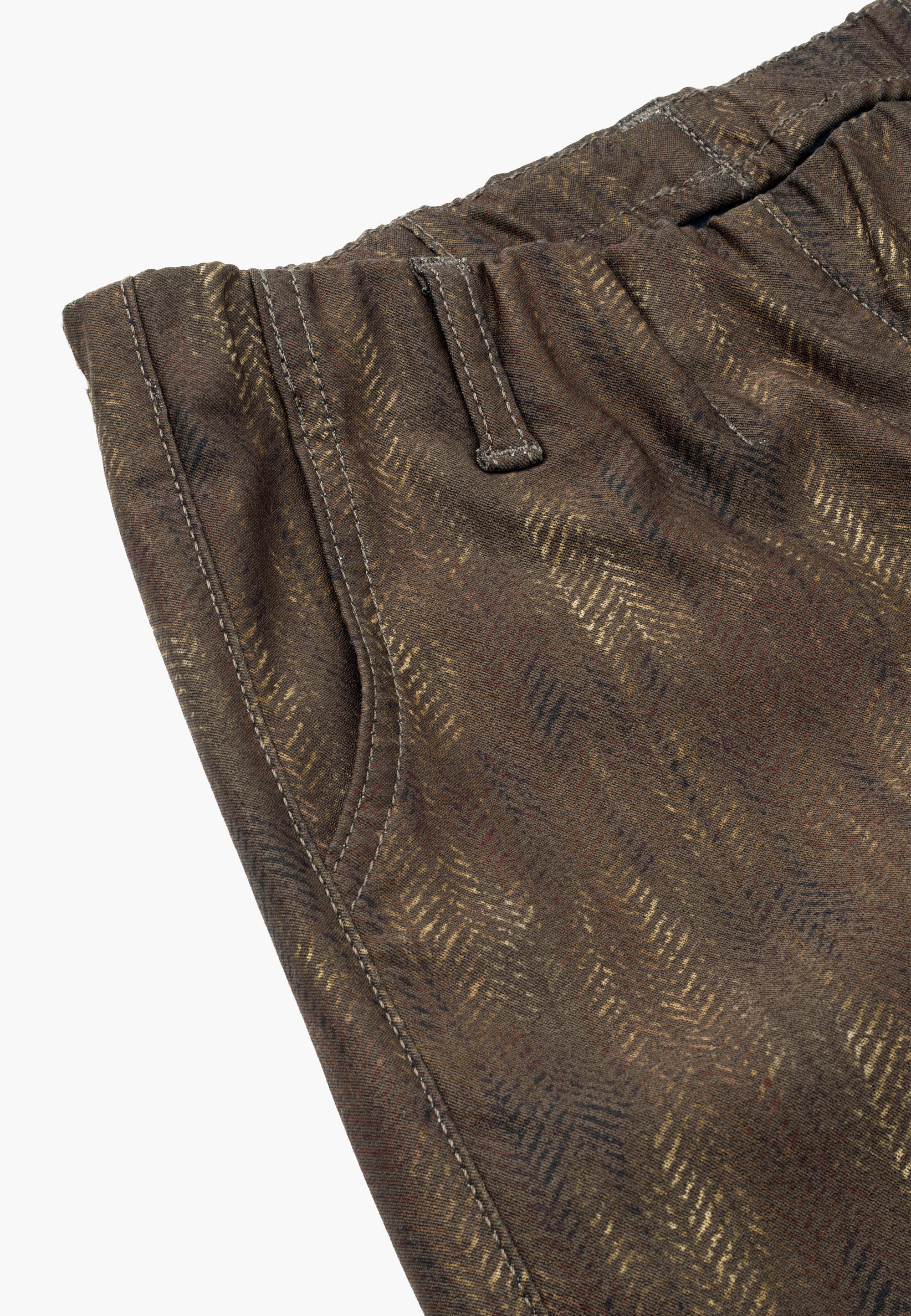 LAURIE Taylor Regular - Short Length Regular 88033 Brown Print Brushed