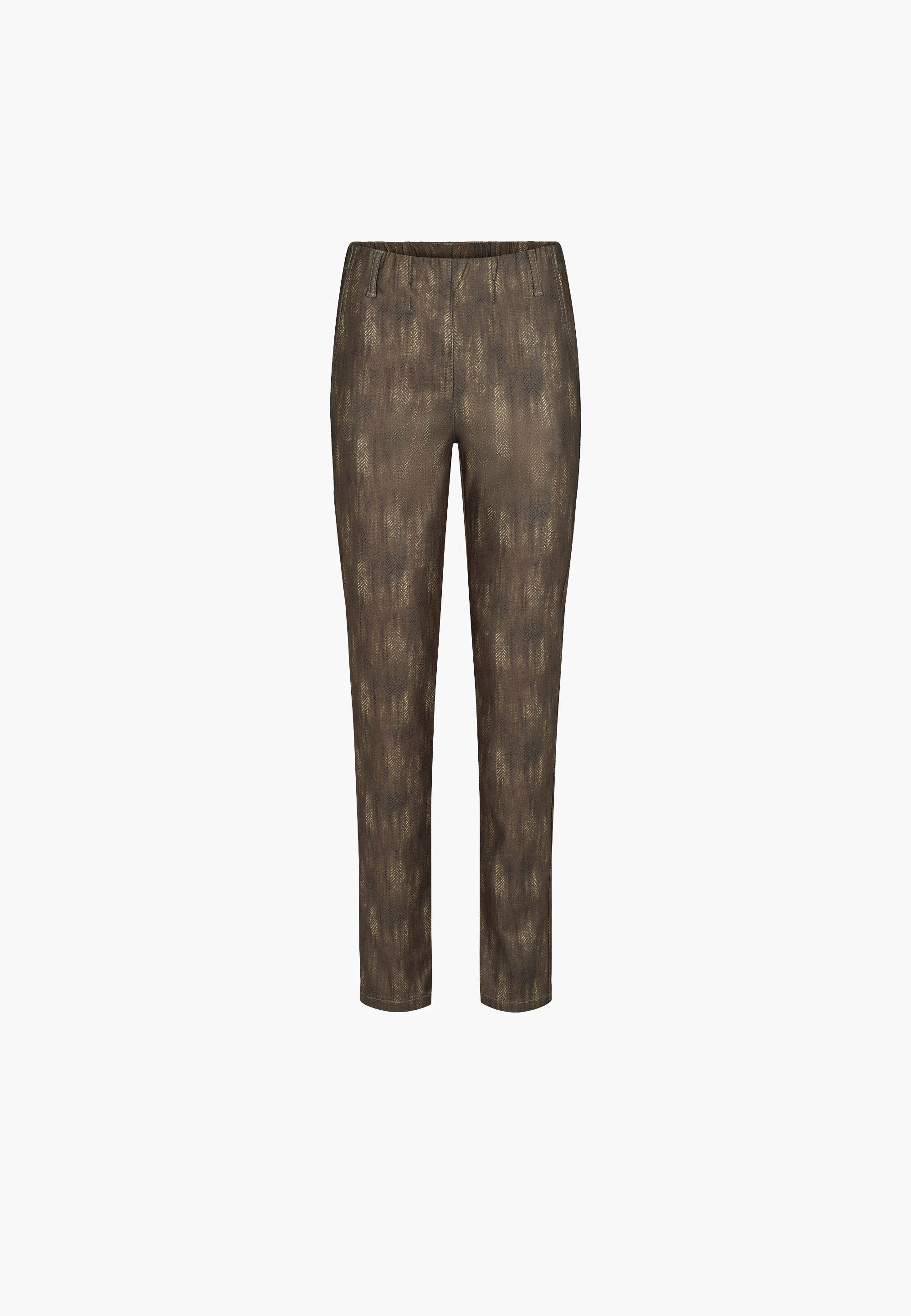LAURIE Taylor Regular - Short Length Regular 88033 Brown Print Brushed