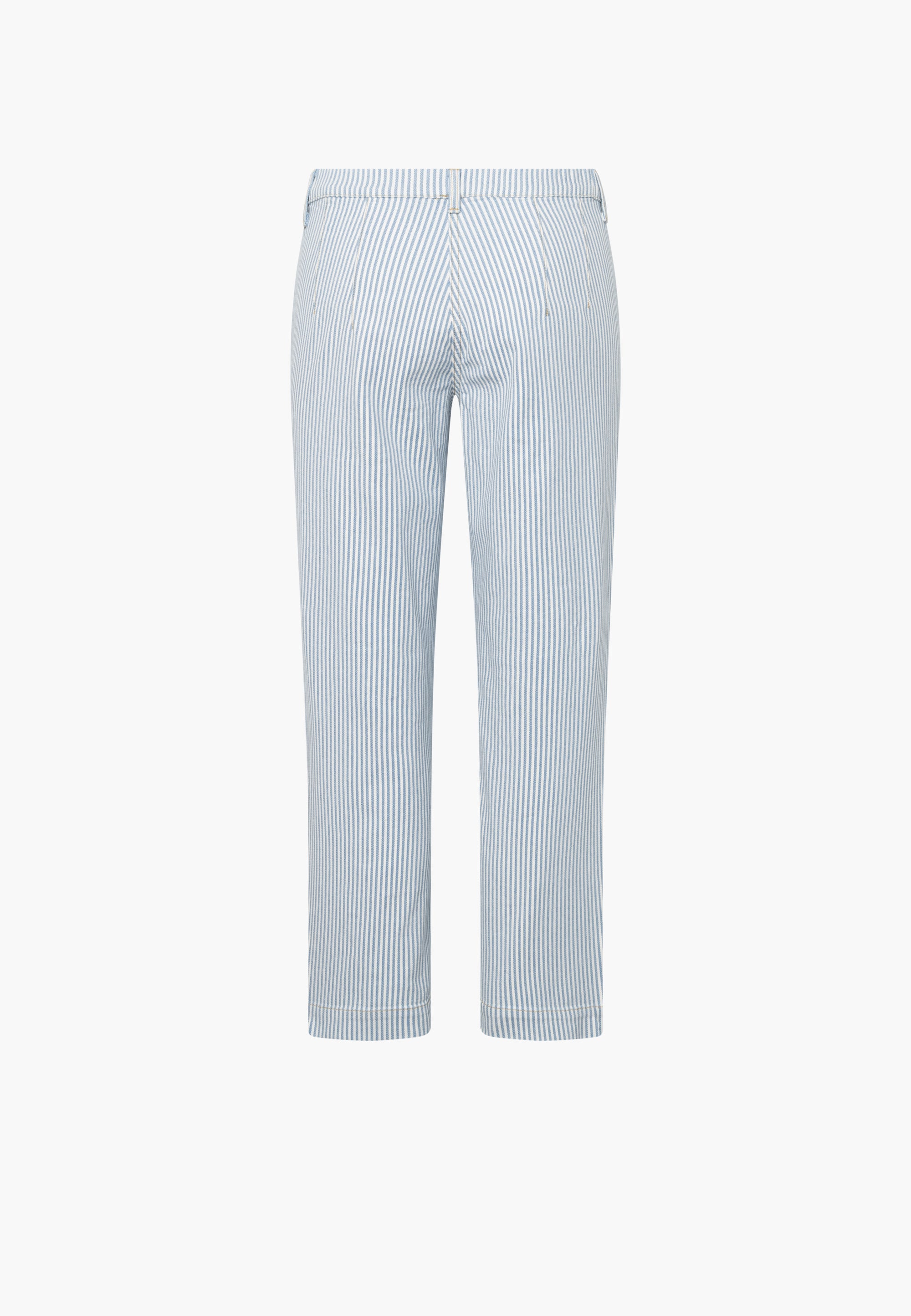 LAURIE Taylor Regular Cropped Regular 10044 White blue stripe