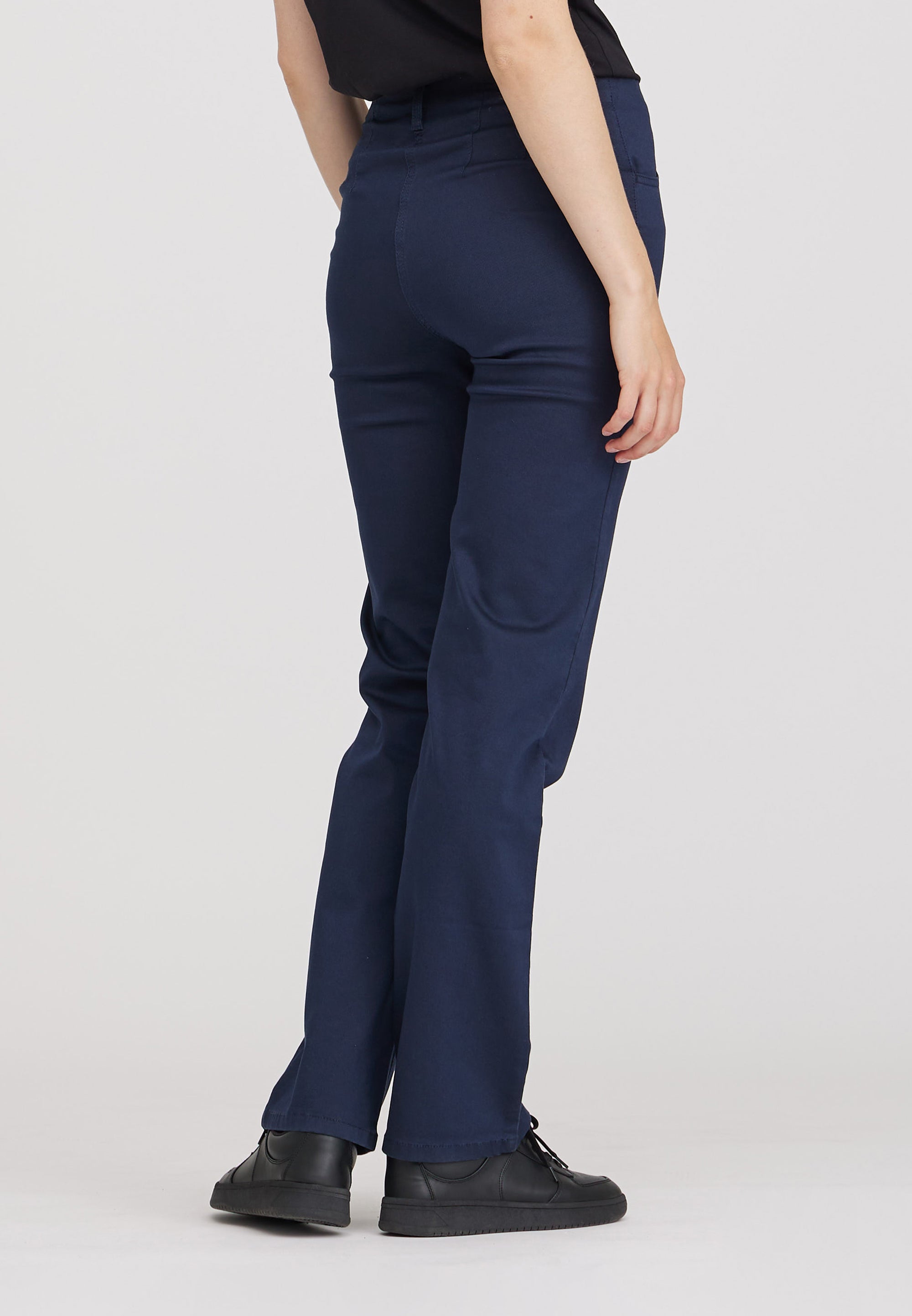 LAURIE  Tracy Straight - Medium Length Trousers STRAIGHT 49000 Navy