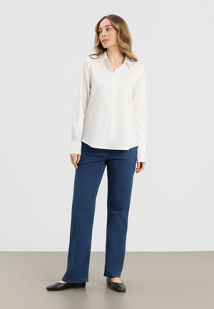 Valerie Shirt LS - White