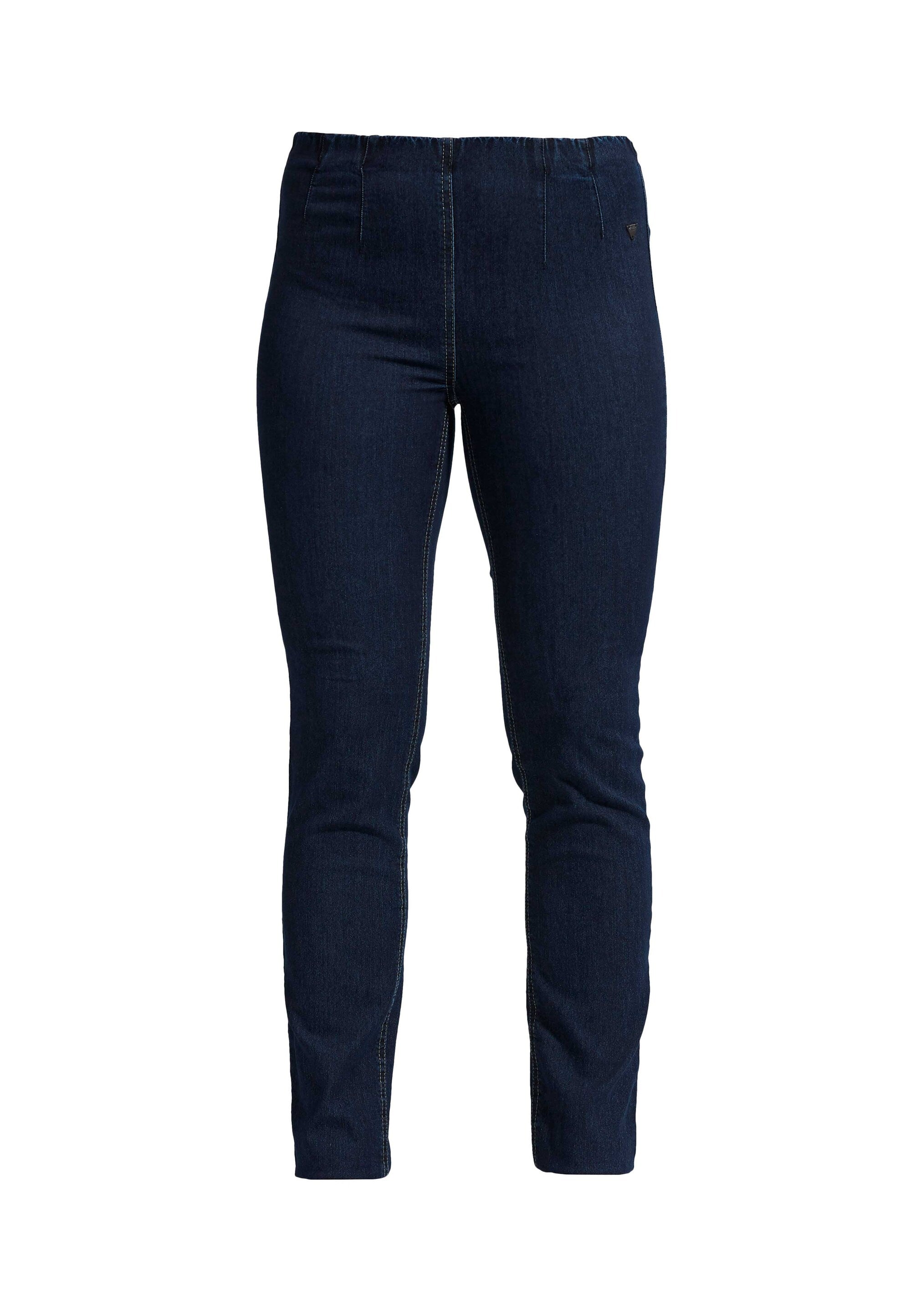 LAURIE Vicky Slim - Medium Length Slim 40518 Dark Blue Denim