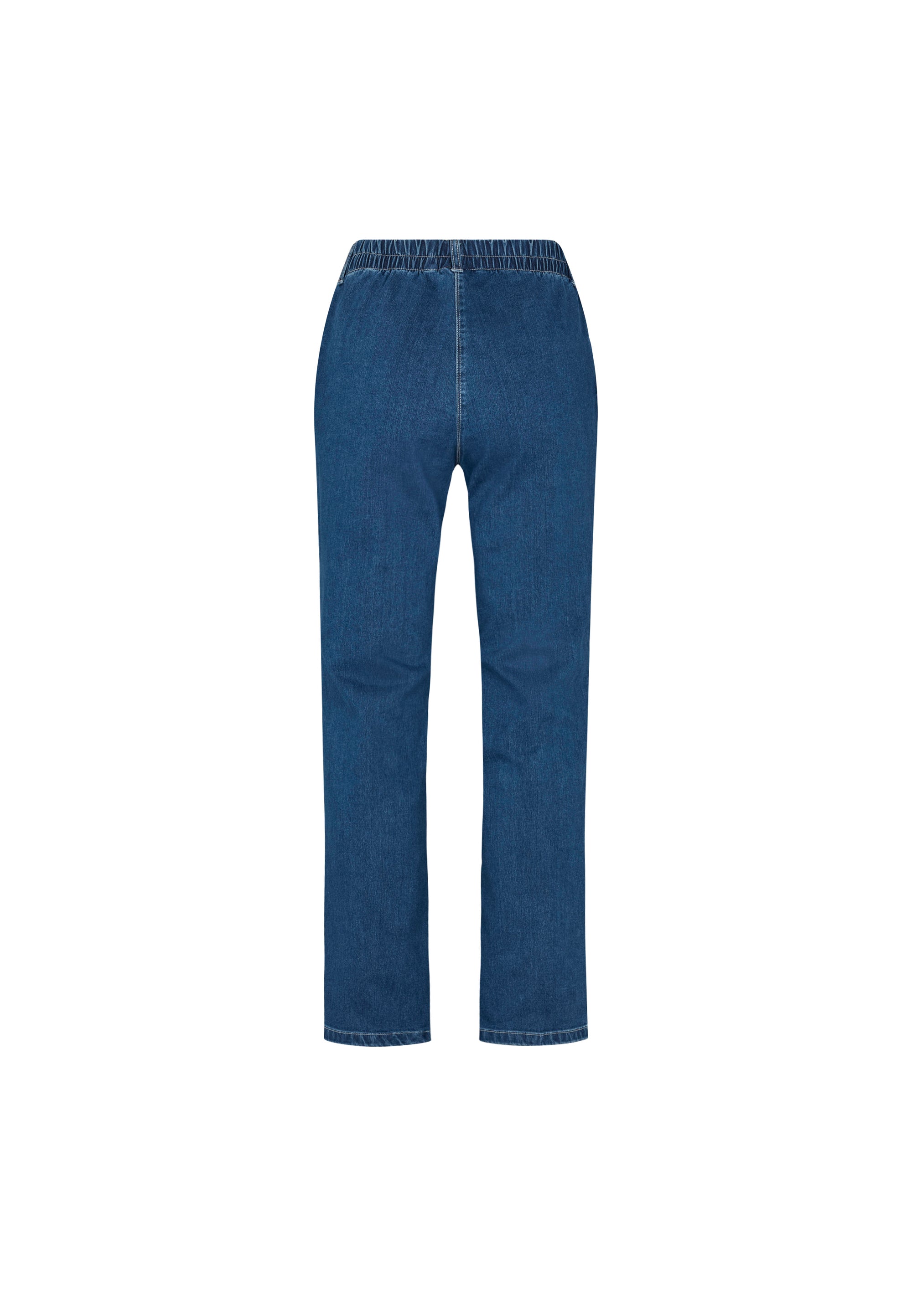 LAURIE Violet Relaxed - Medium Length Trousers RELAXED 49401 Blue Denim